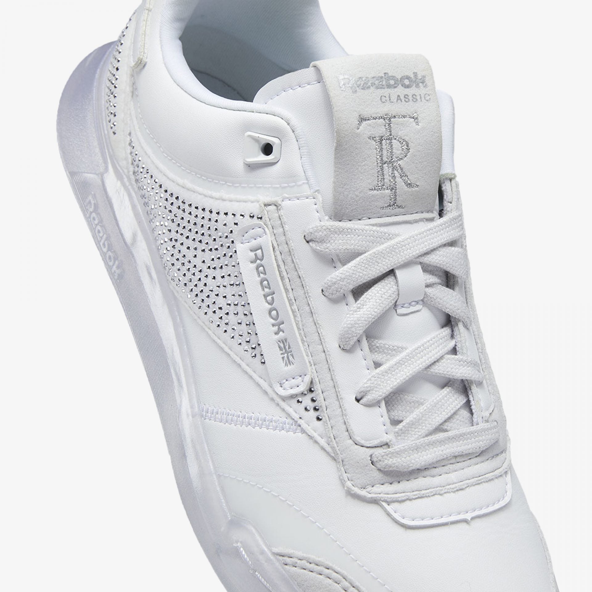 Reebok | TRES RASCHE CLUB C LEGACY { PORCELAIN / SILVER MET - view 2