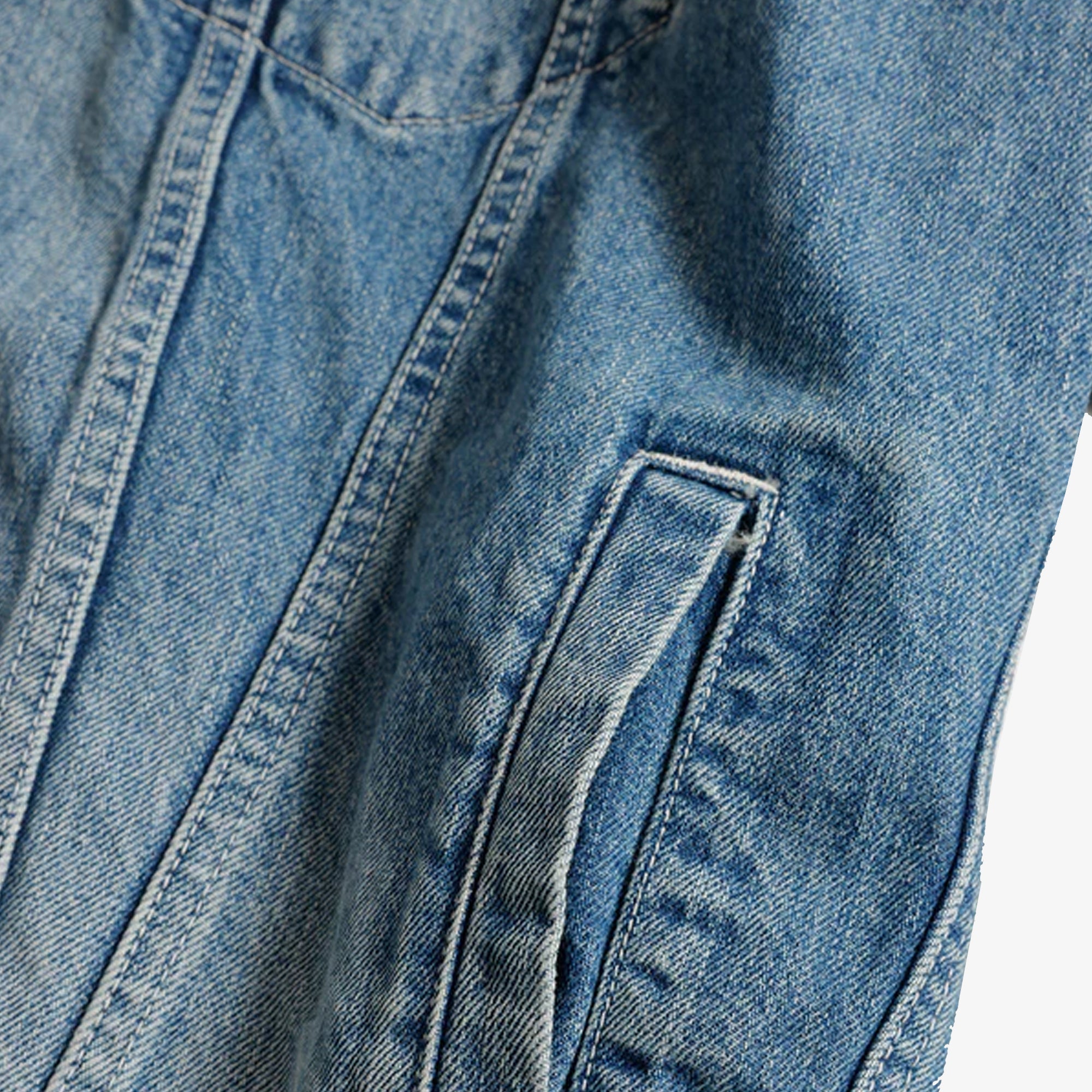 Fdmtl | Denim Haori Jacket 4yr Wash { Indigo - view 6