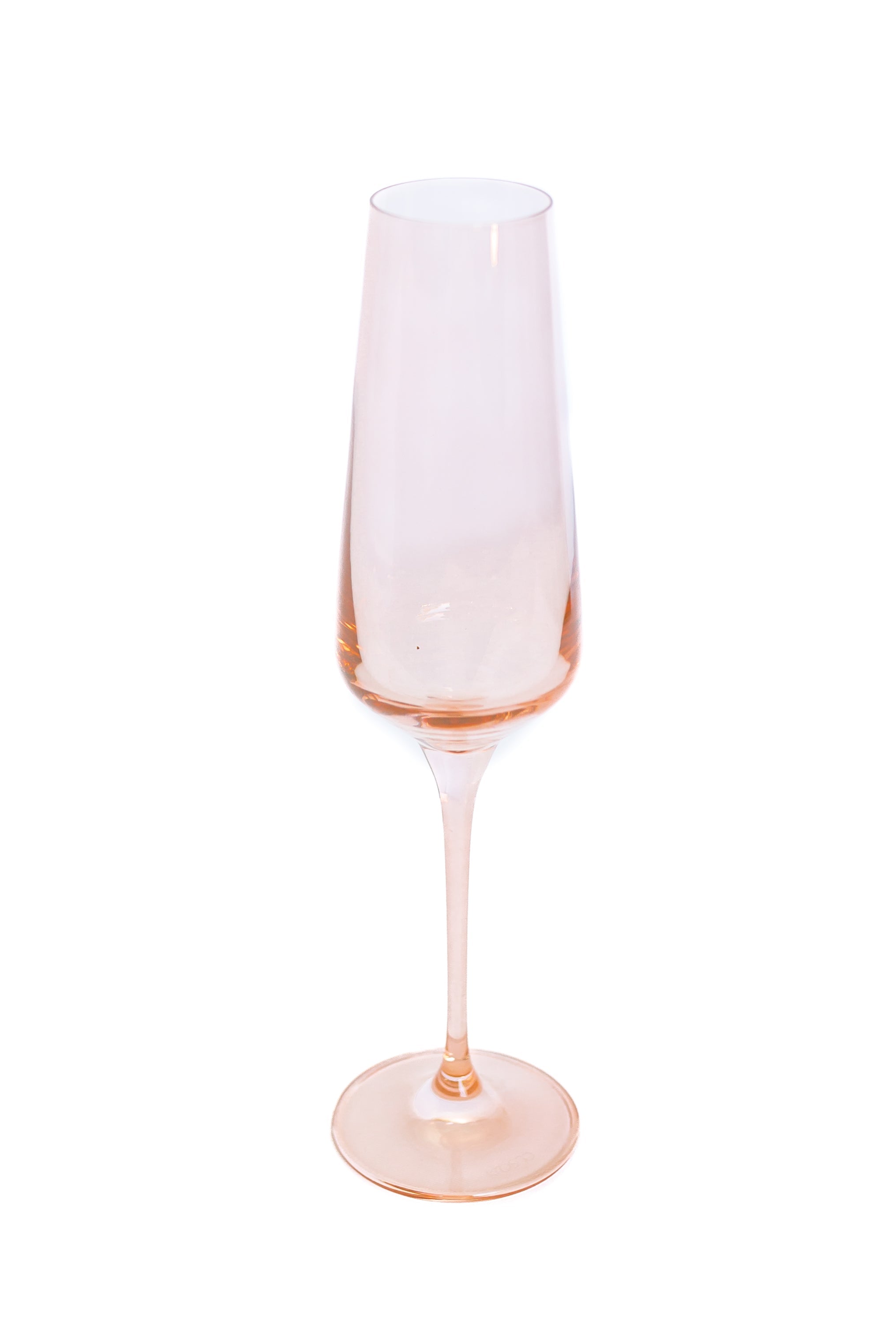 Estelle Colored Glass Estelle Colored Champagne Flute - Set of 2 {Blush Pink} - view 7