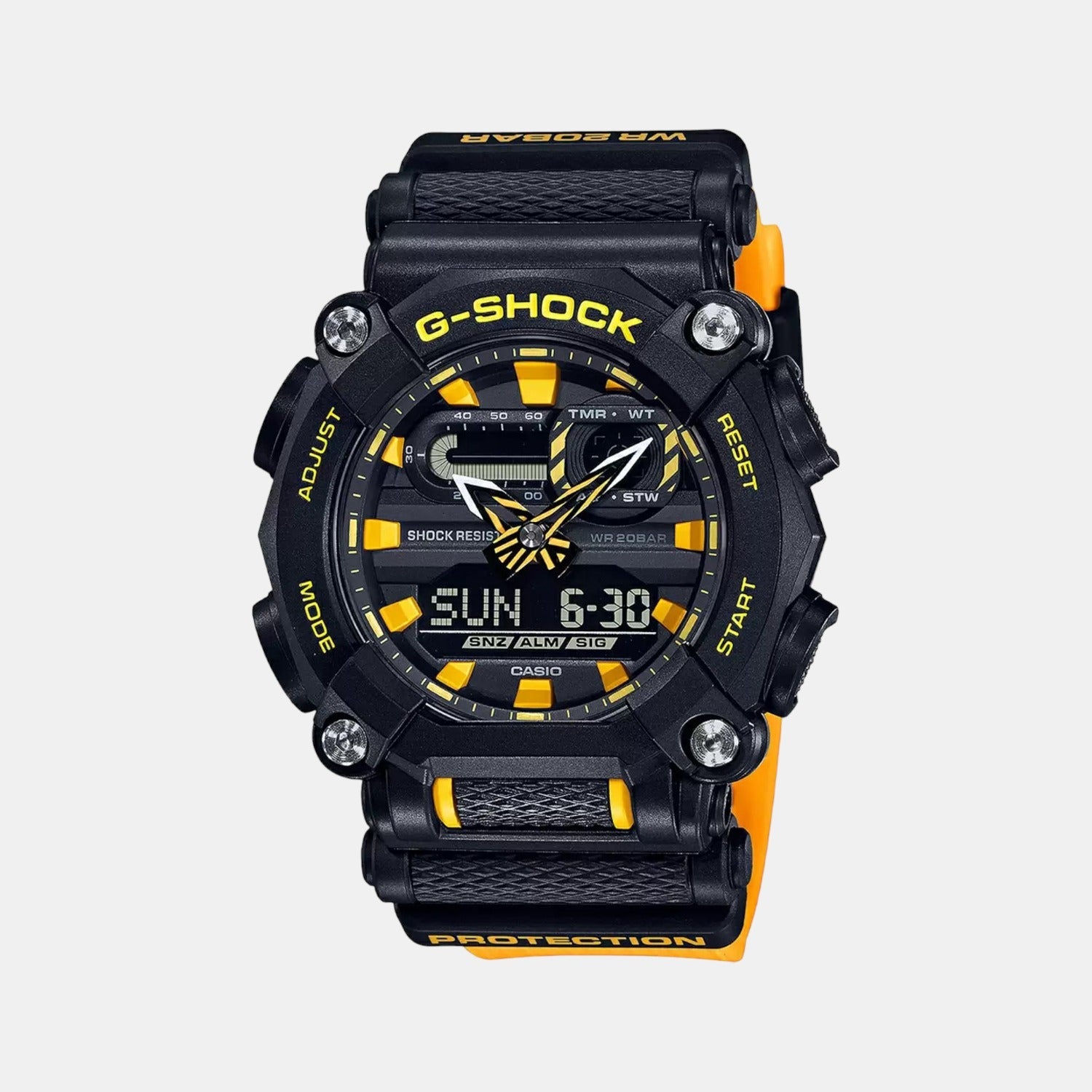 Casio G-Shock Men Quartz Black Dial Analog-Digital Resin Watch G1048