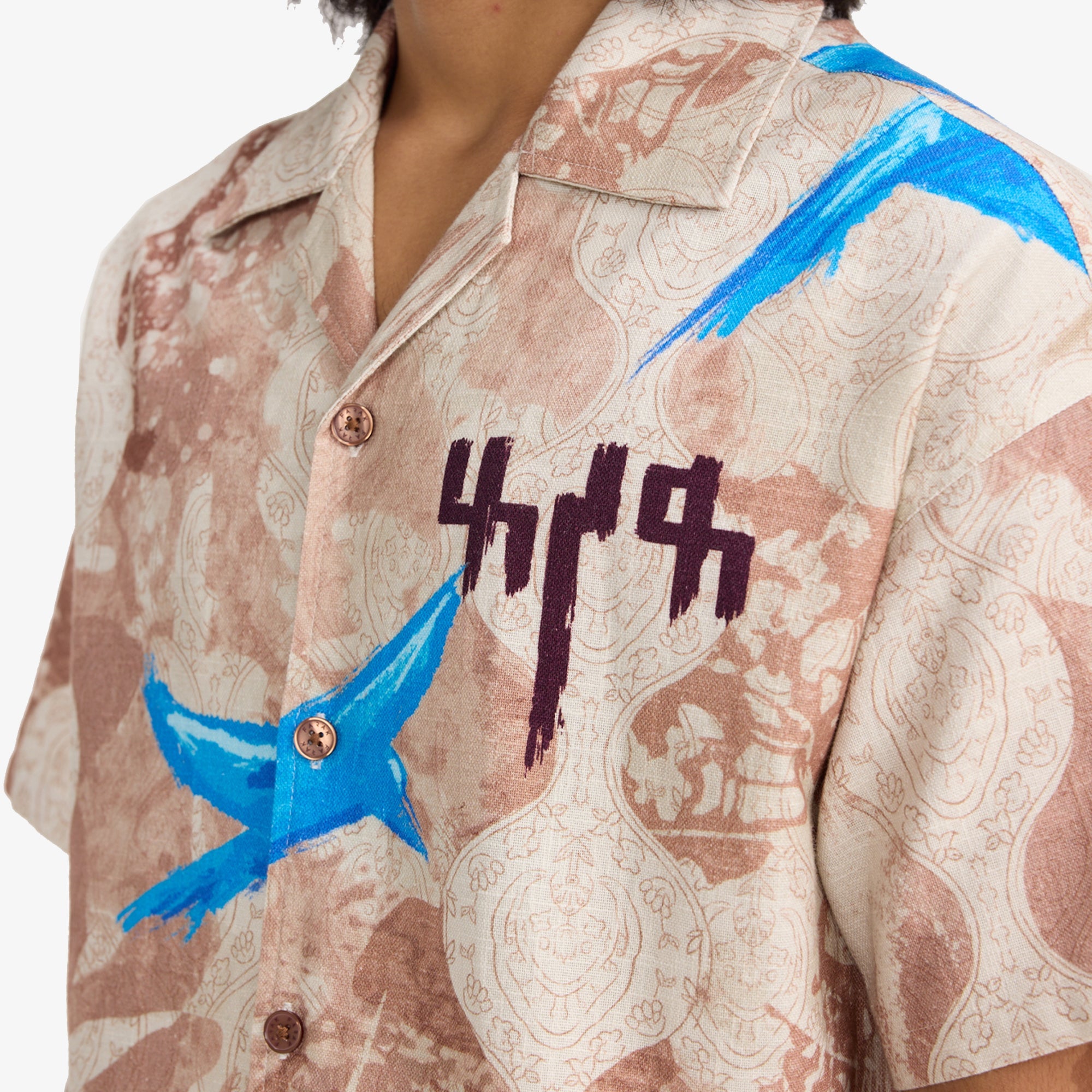 F A R A K | DAY DREAMER SHIRT { BEIGE/Brown - view 6