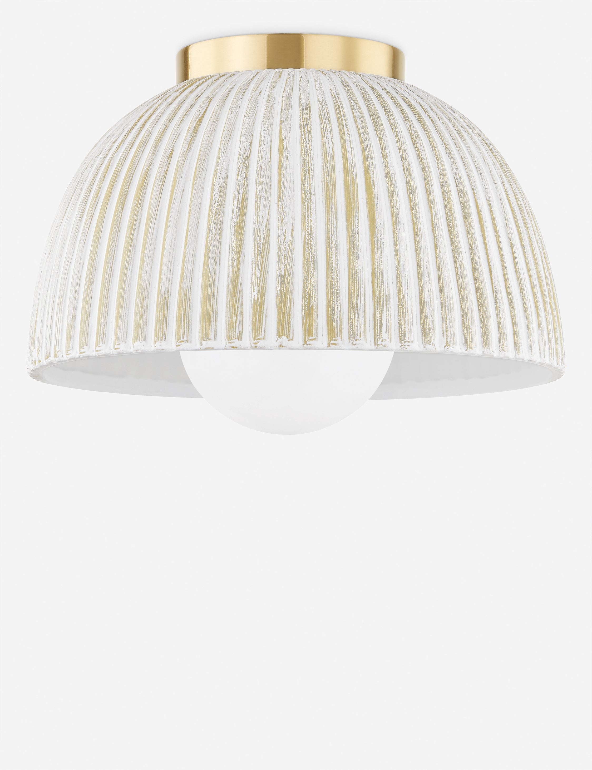 Lulu and Georgia Millicent Flush Mount – White