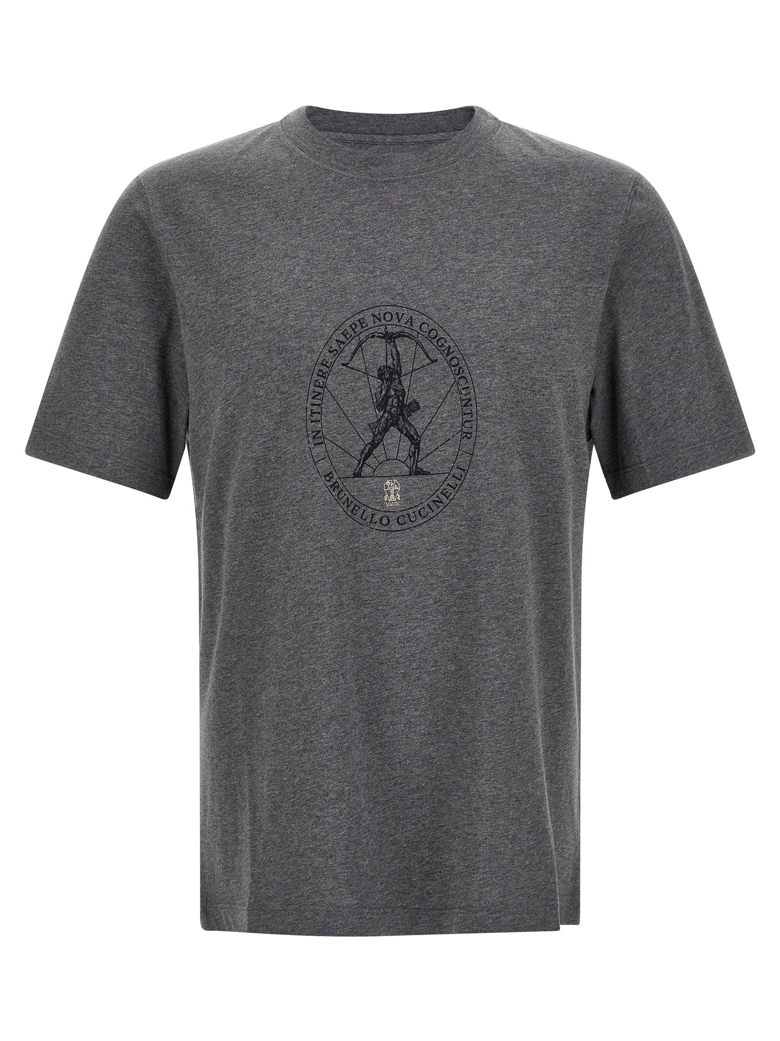 Brunello Cucinelli Printed T-shirt – 100% cotton