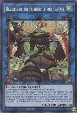 Blackbeard the plunder – Yu-Gi-Oh! Blackbeard, the Plunder Patroll Captain - BLCR-EN094 - Secret Rare - 1st Edition