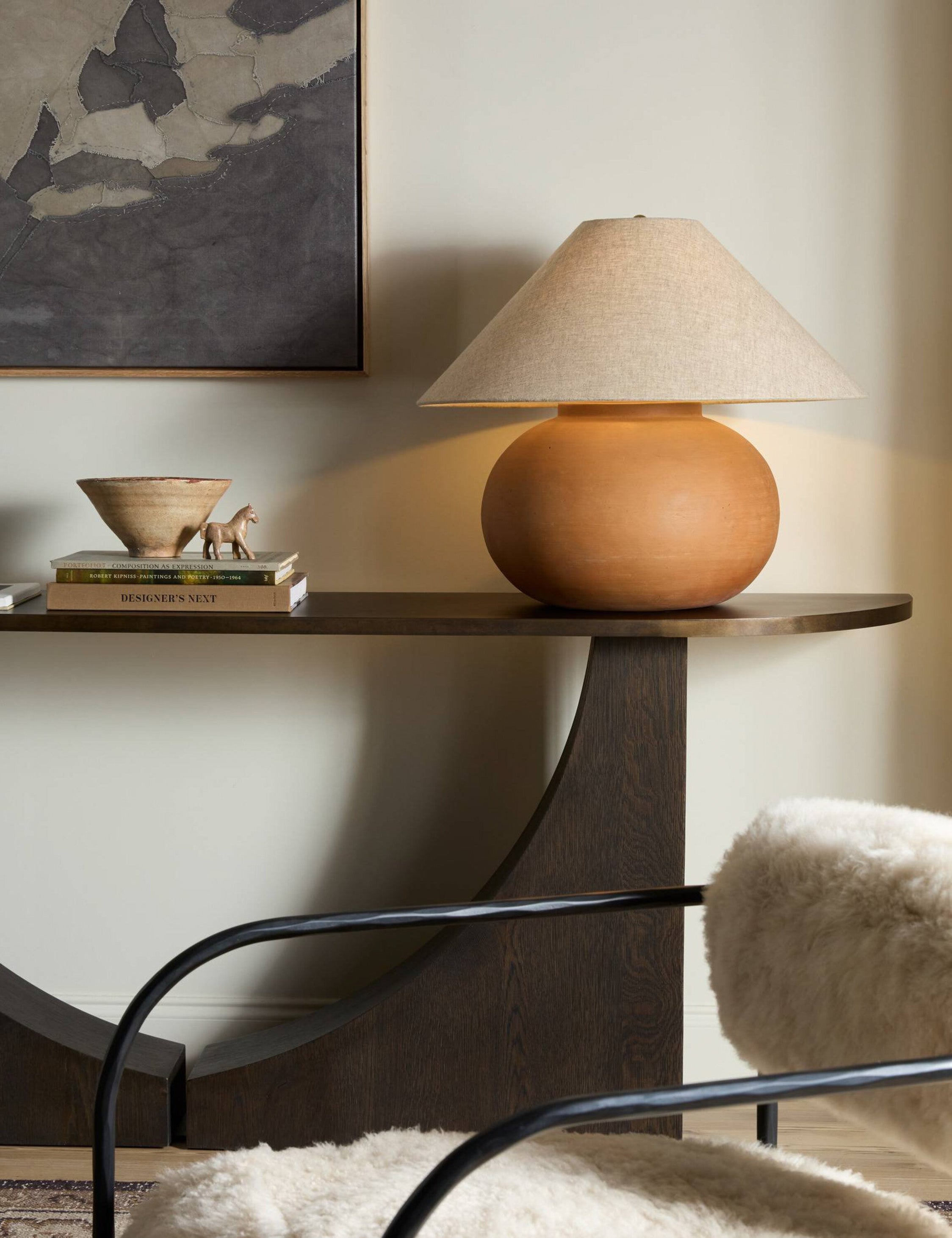 Lulu and Georgia Serapo Table Lamp – Natural - view 2