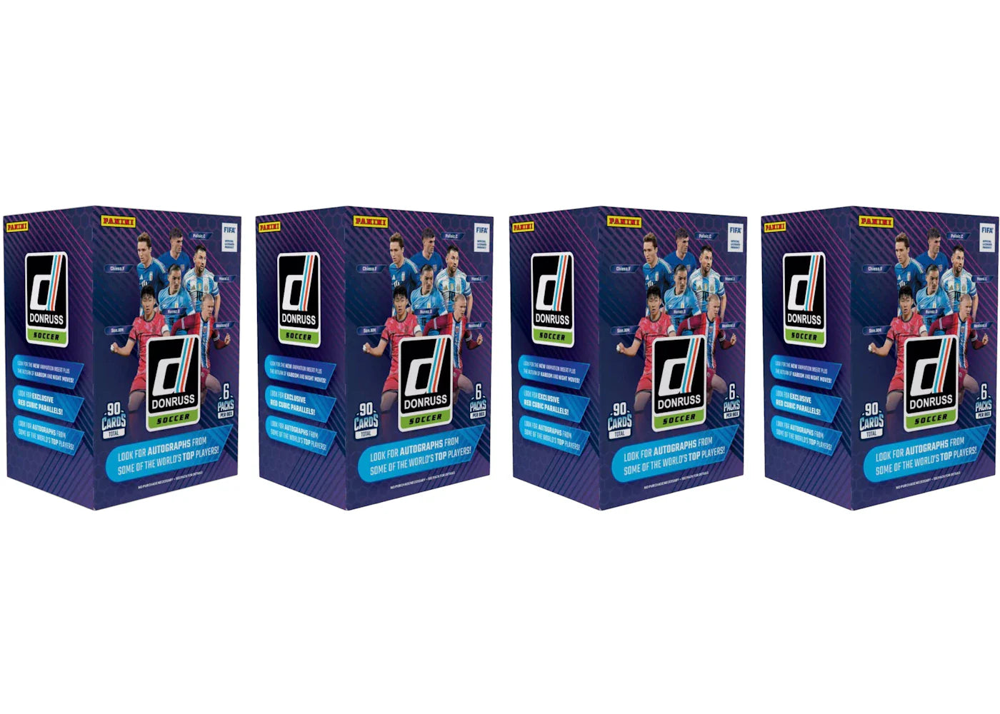 2024-25 Panini Donruss FIFA Blaster Box 4x Lot