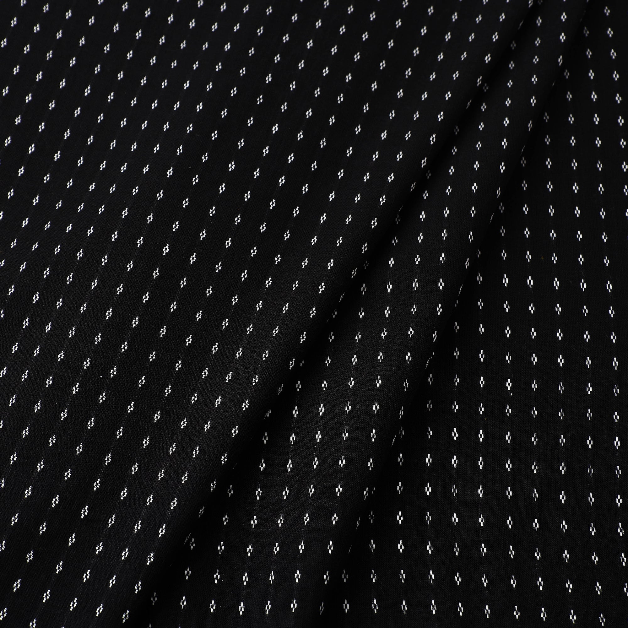 ITOKRI CRAFTS INITIATIVE Black - Prewashed Cotton Jacquard Fabric 02 - view 2