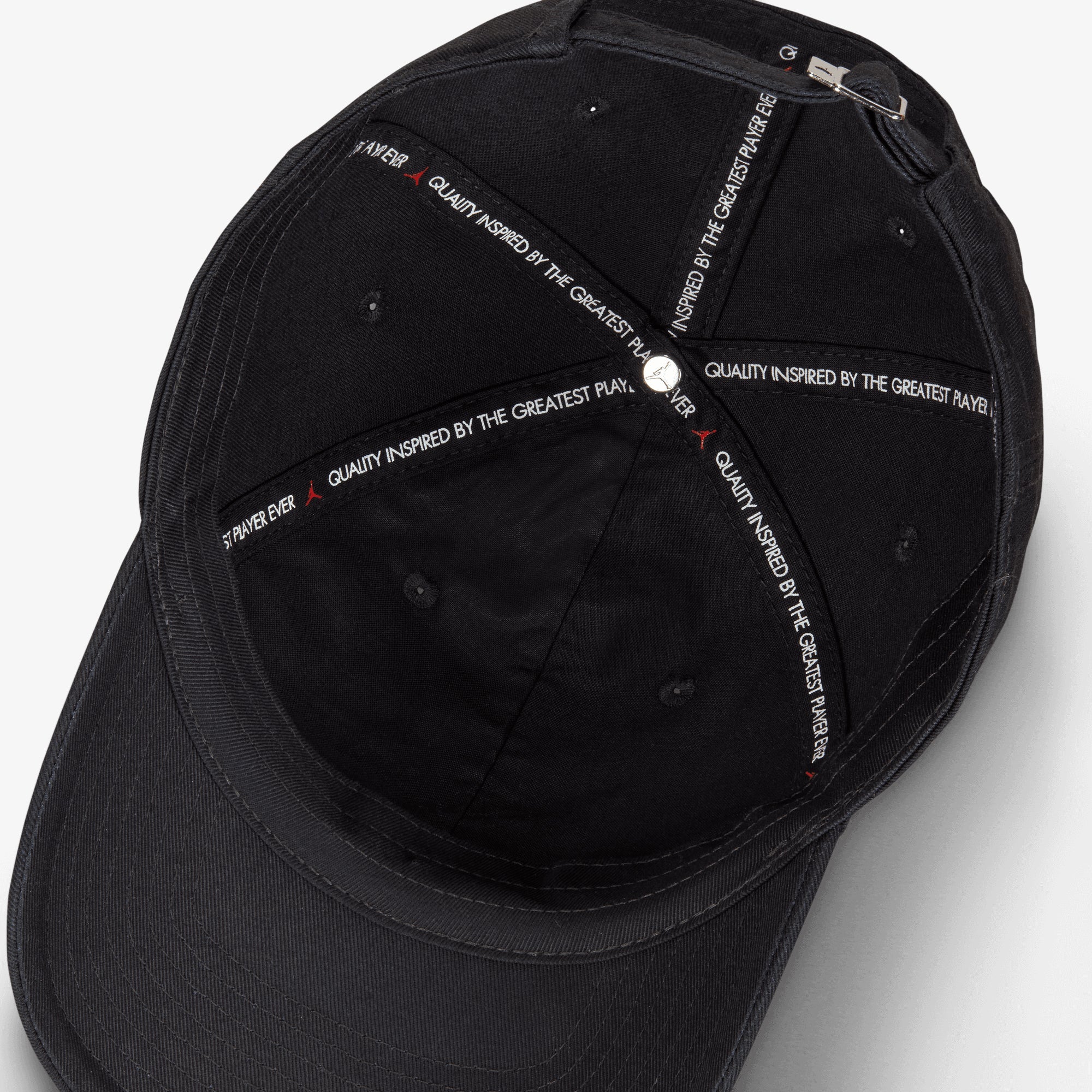 Jordan | UNSTRUCTURED CURVED-BILL HAT { BLACK - view 6