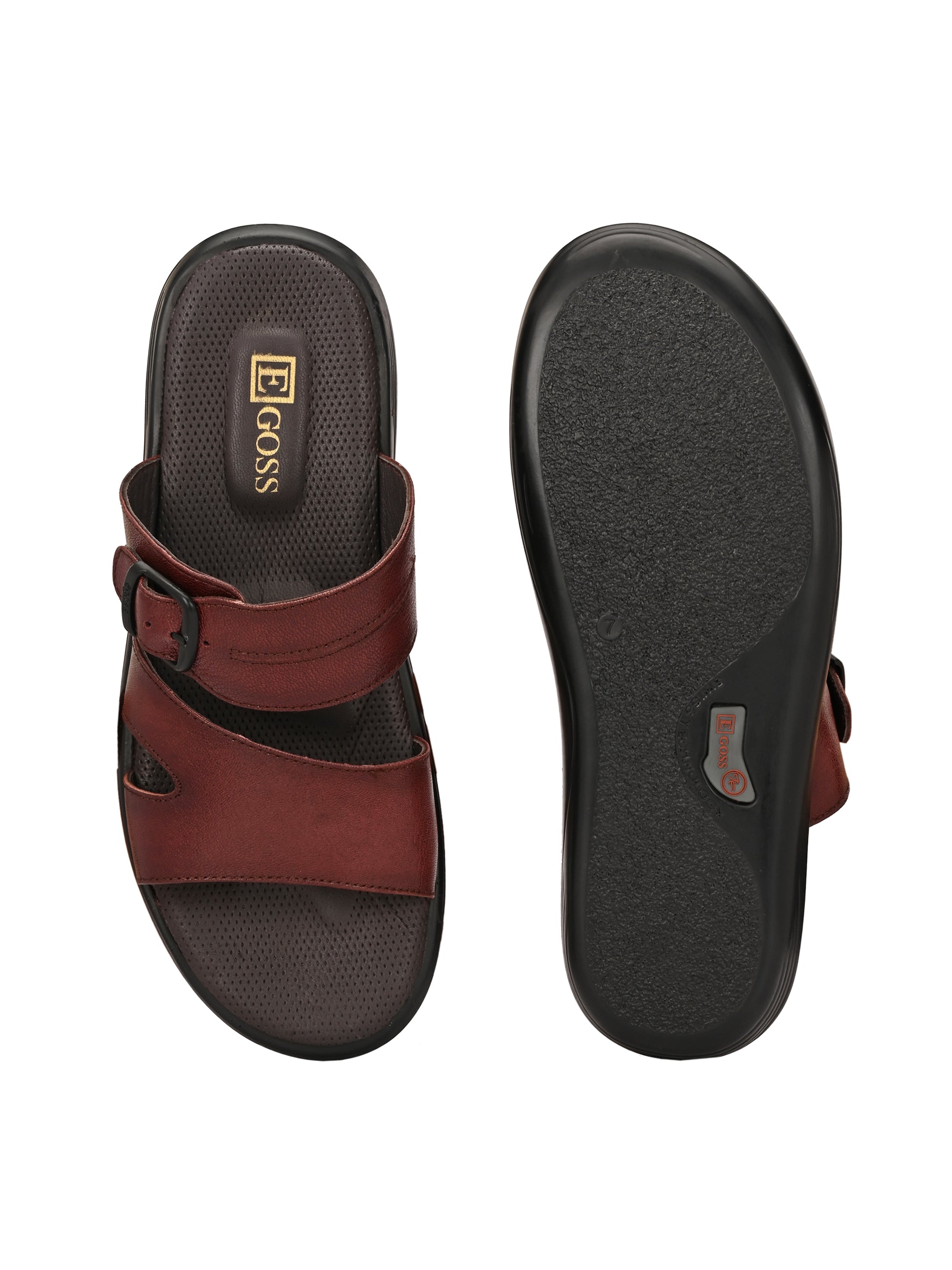 Egoss Shoes Egoss Leather Slippers For Men - view 22