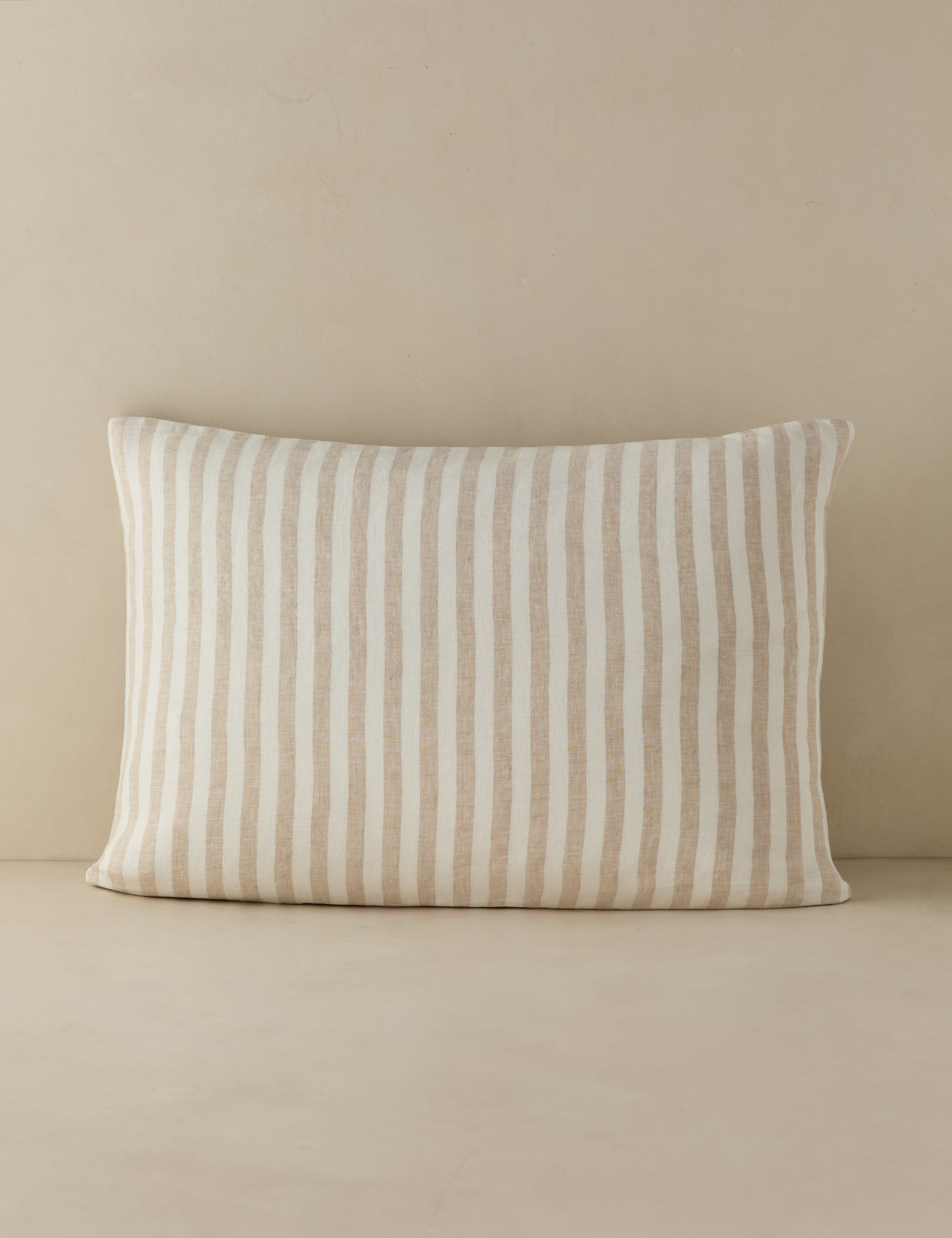 Lulu and Georgia Thayer Striped European Flax Linen® Sham - view 4