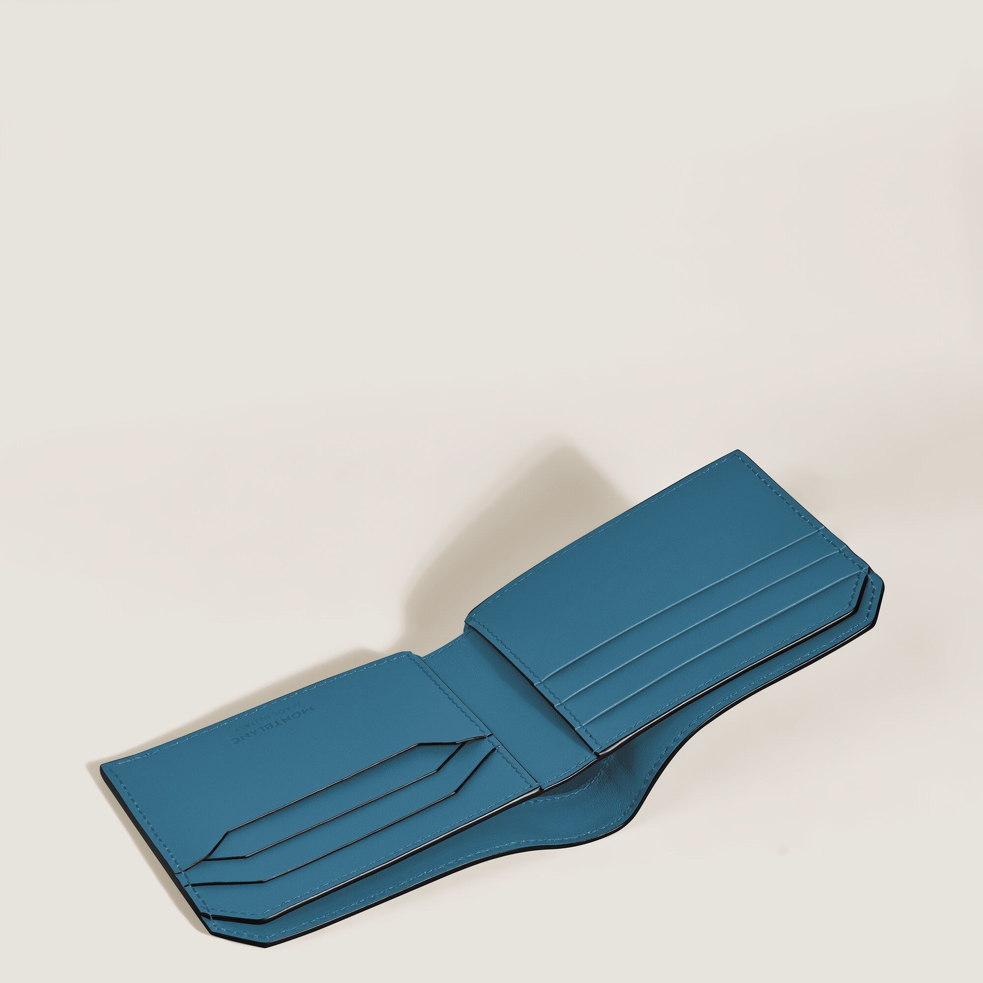 Montblanc Mont Blanc, Soft Wallet 6cc – Smoky Blue - view 2