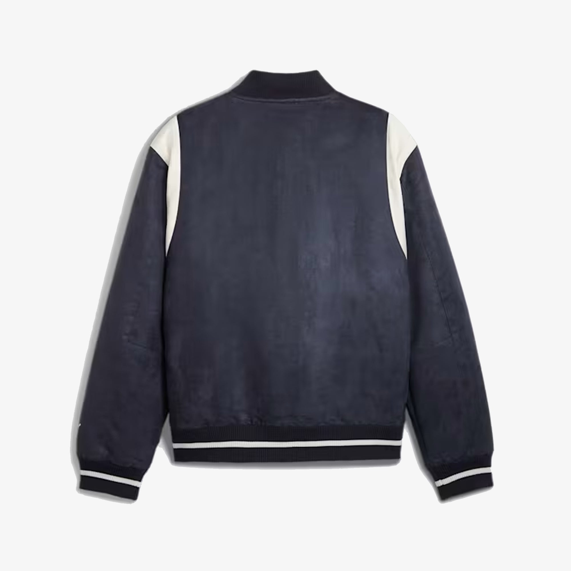 Puma | PUMA x STAPLE VARSITY JACKET { NEW NAVY