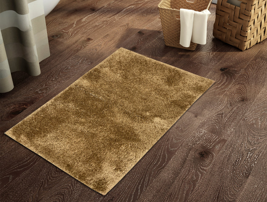 Spaces India Luxury Cushlon Drylon Foot Mats Large - Light Brown