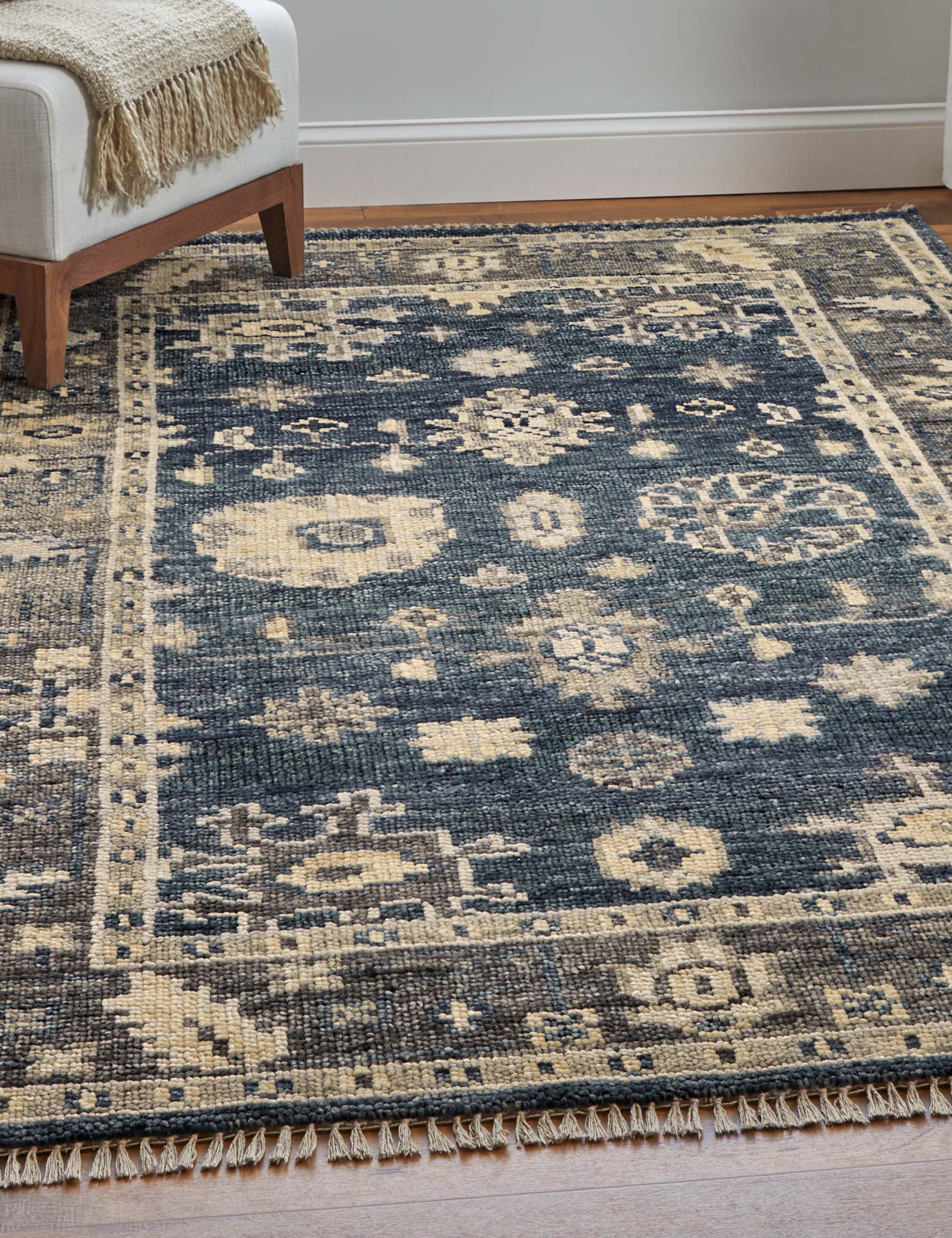 Lulu and Georgia Bridger Hand-Knotted Wool Rug - view 2