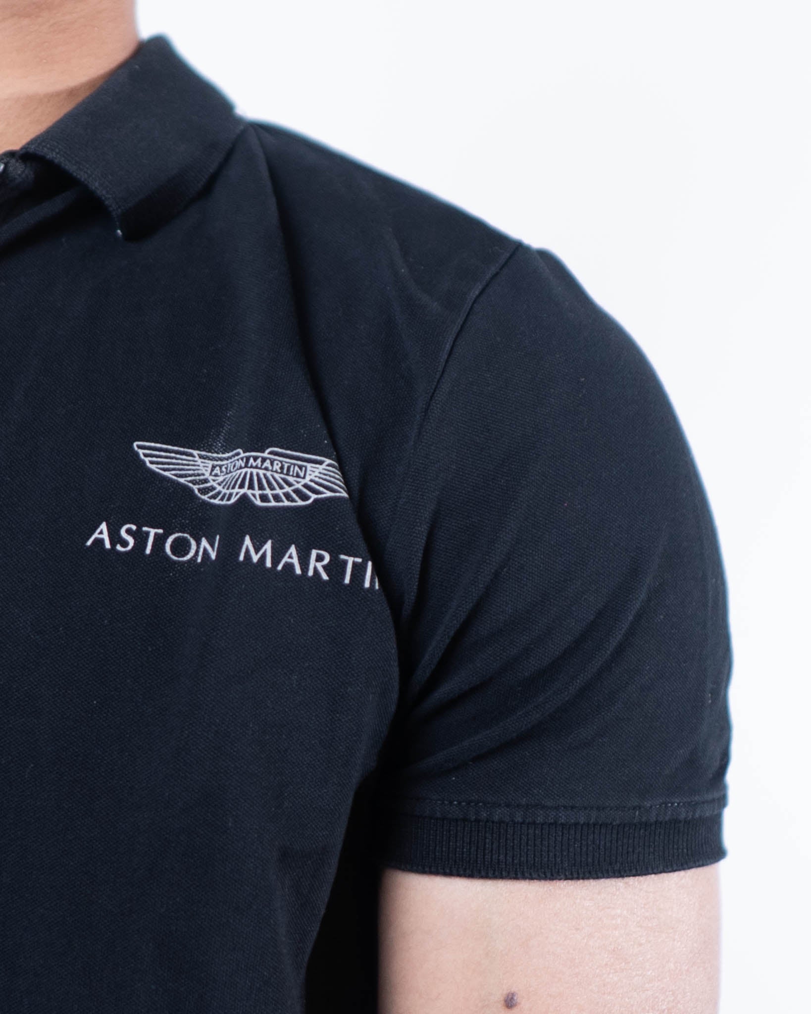 Hackett Polo T-Shirt - Black - view 2