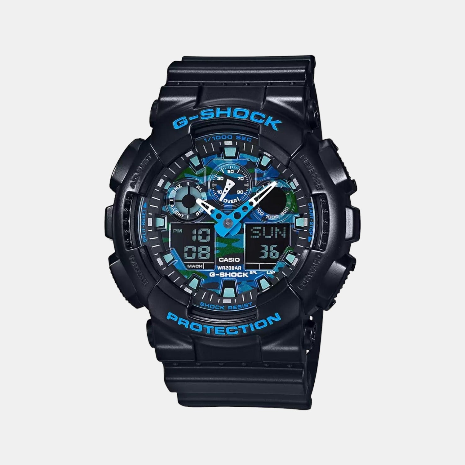 Casio G-Shock Men Quartz Black Dial Analog-Digital Resin Watch G625