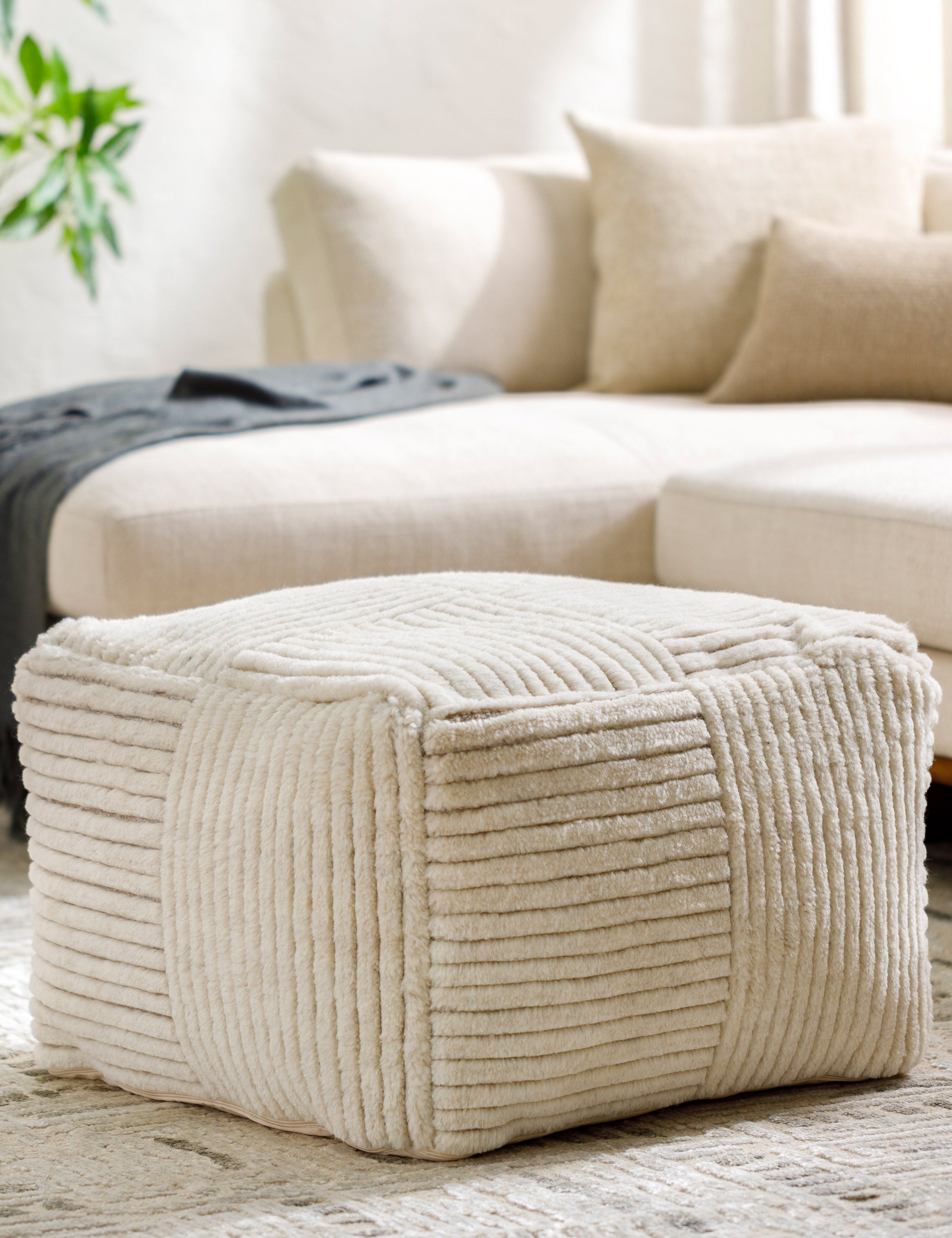 Lulu and Georgia Holborn Square Pouf