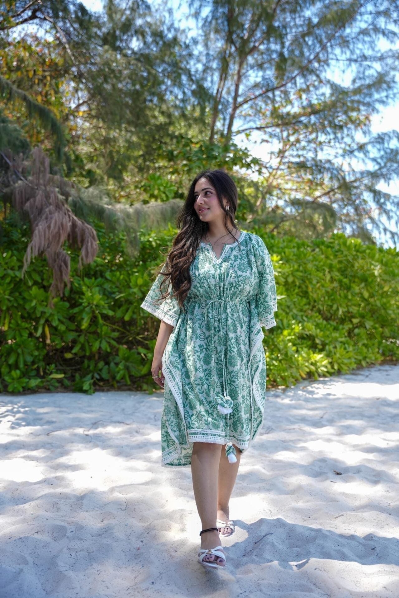 Idaho-o Minty Mirage Kaftan