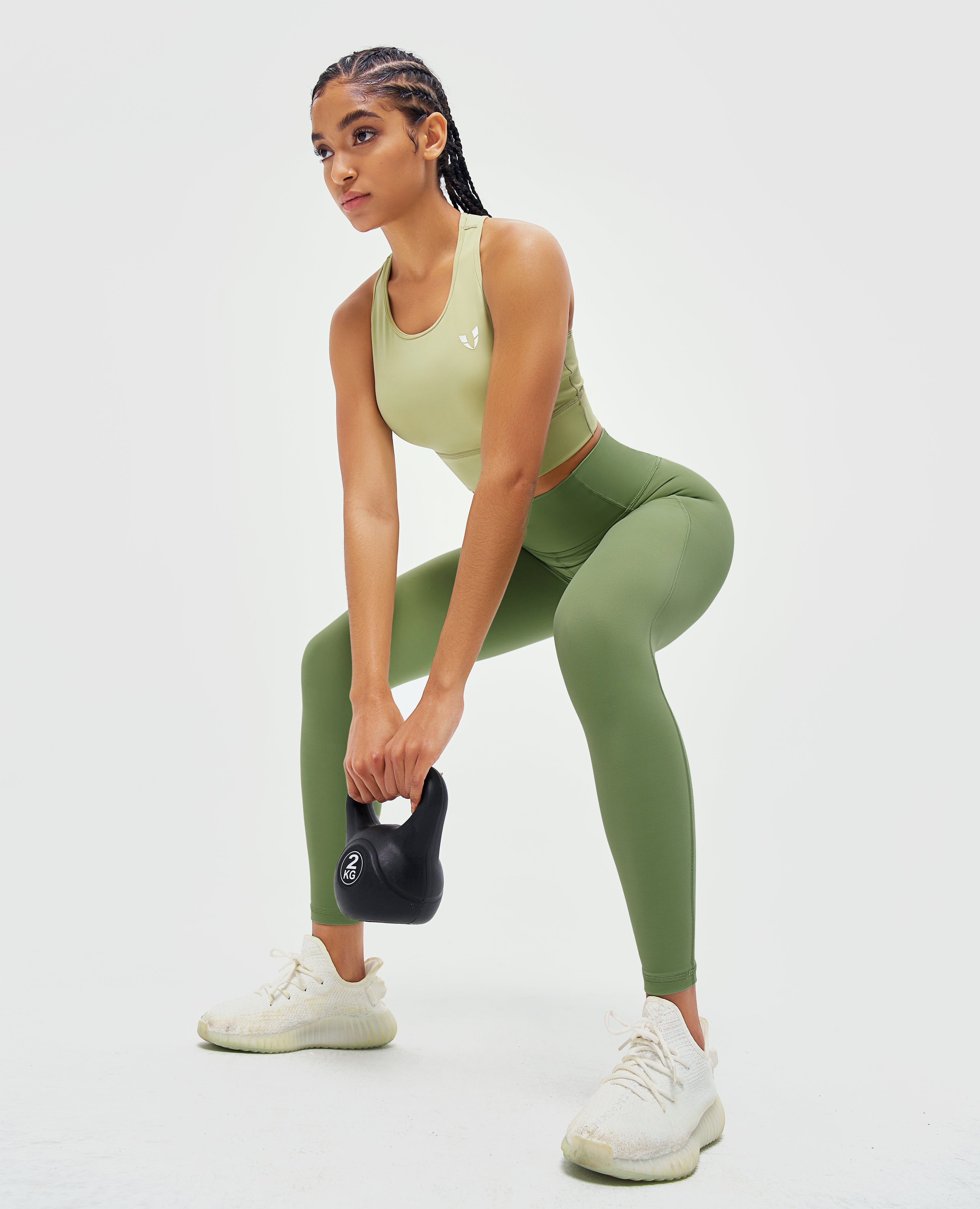 FIRM ABS Power Athletic Leggings - Green - view 7