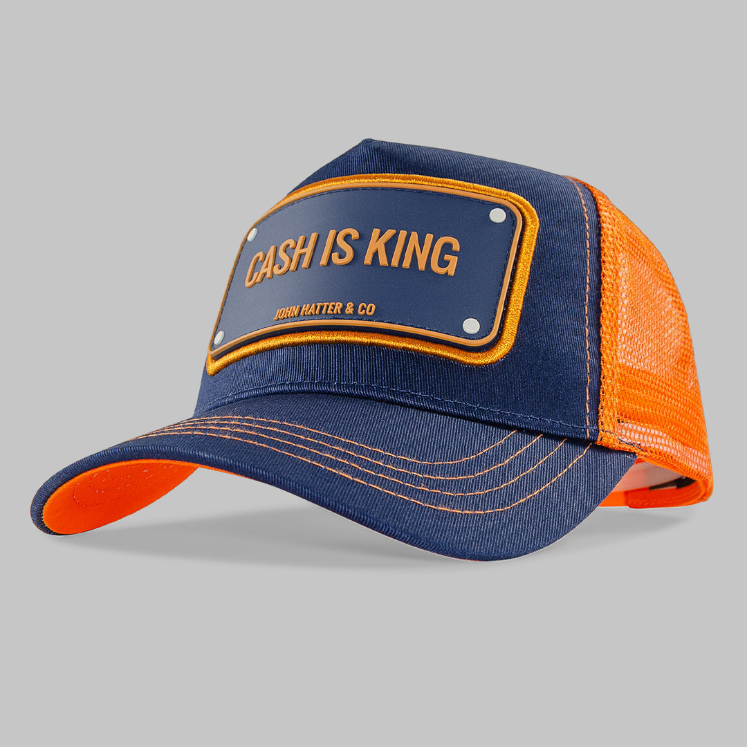 John Hatter & Co Cash is King Navy Trucker Cap - view 3