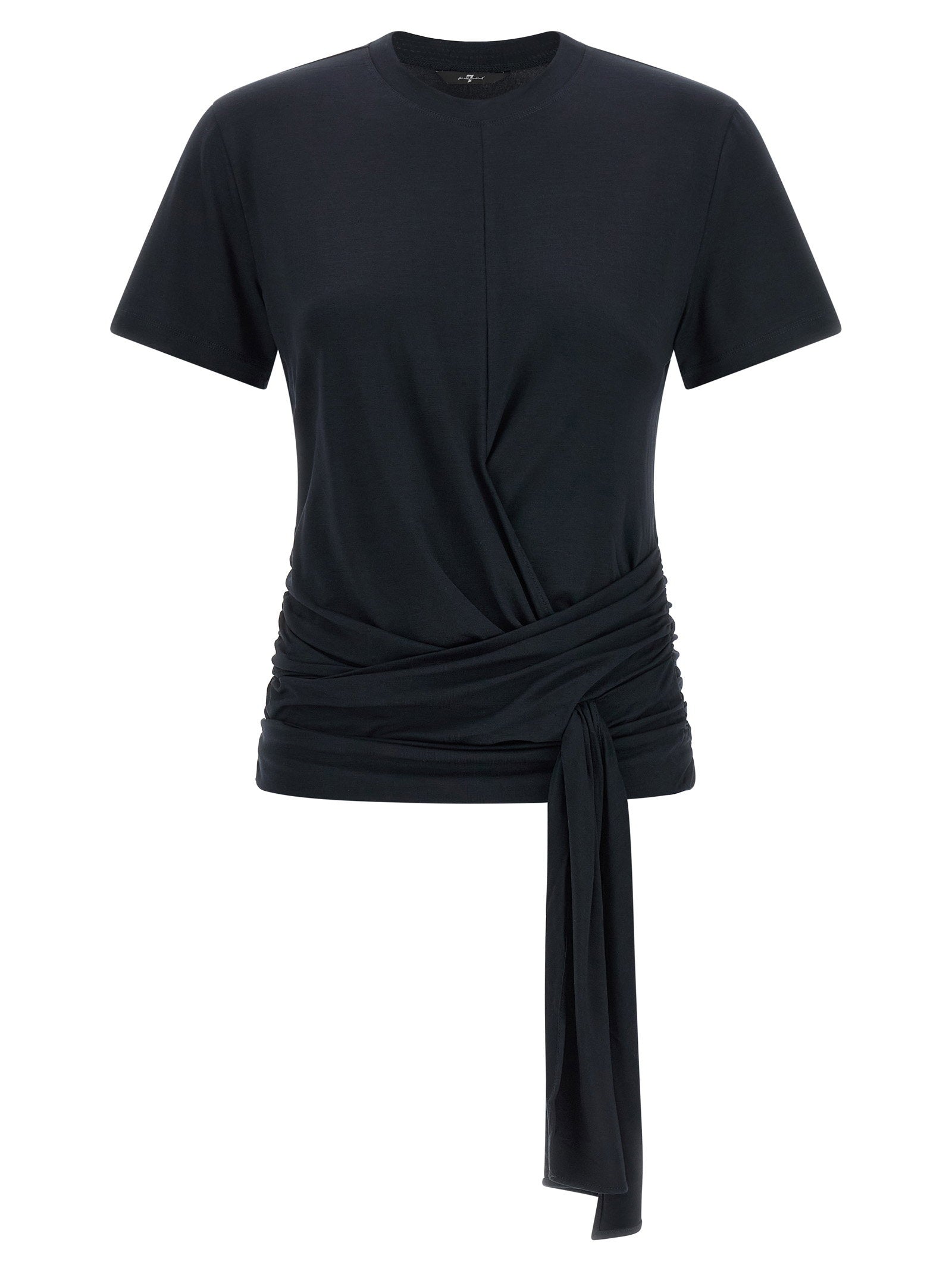 7 For All Mankind Fitted Twist T-shirt – 97% lyocell 3% elastane