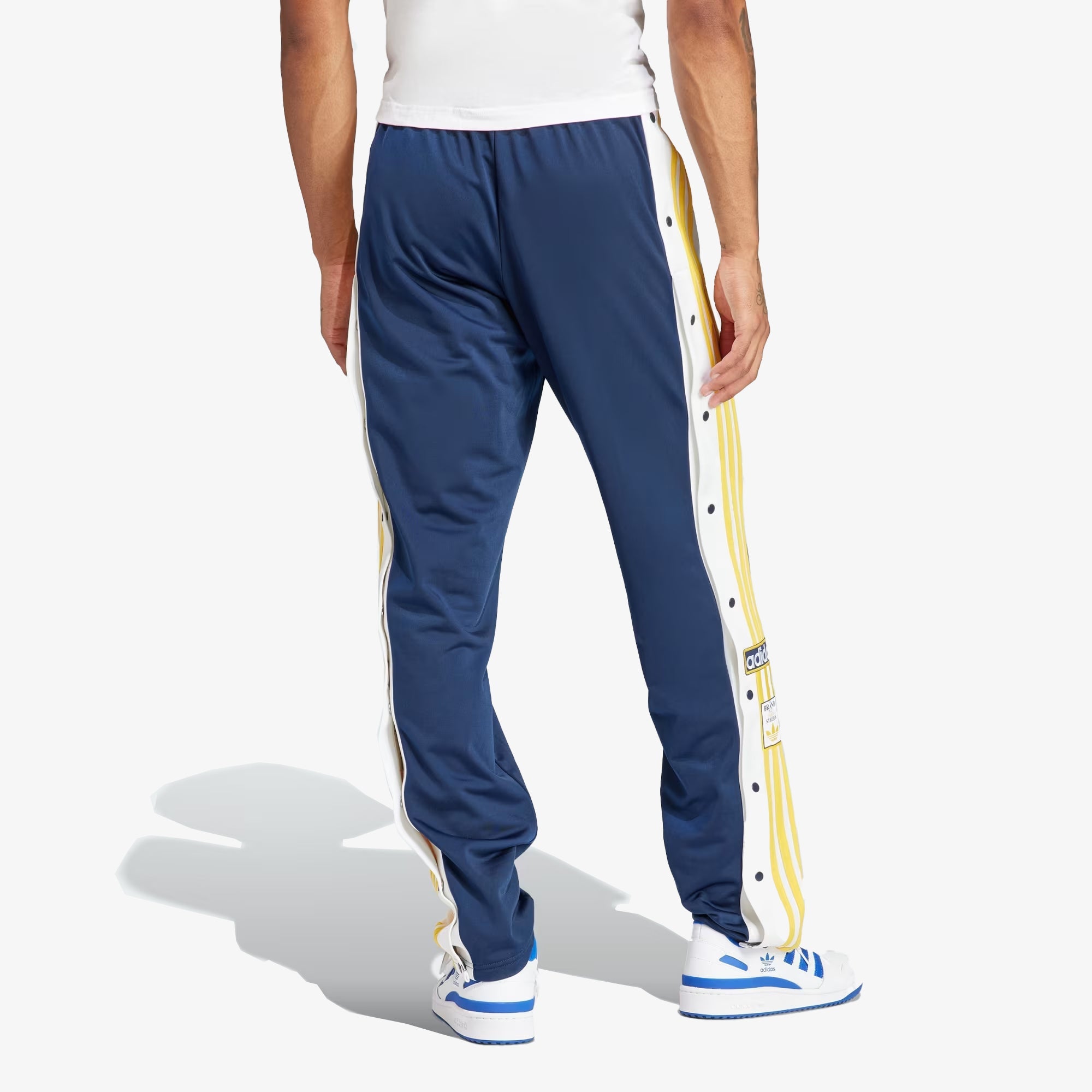Adidas Originals | ADICOLOR CLASSICS ADIBREAK PANTS { NIGHT INDIGO/BOLD GOLD/WHITE - view 2