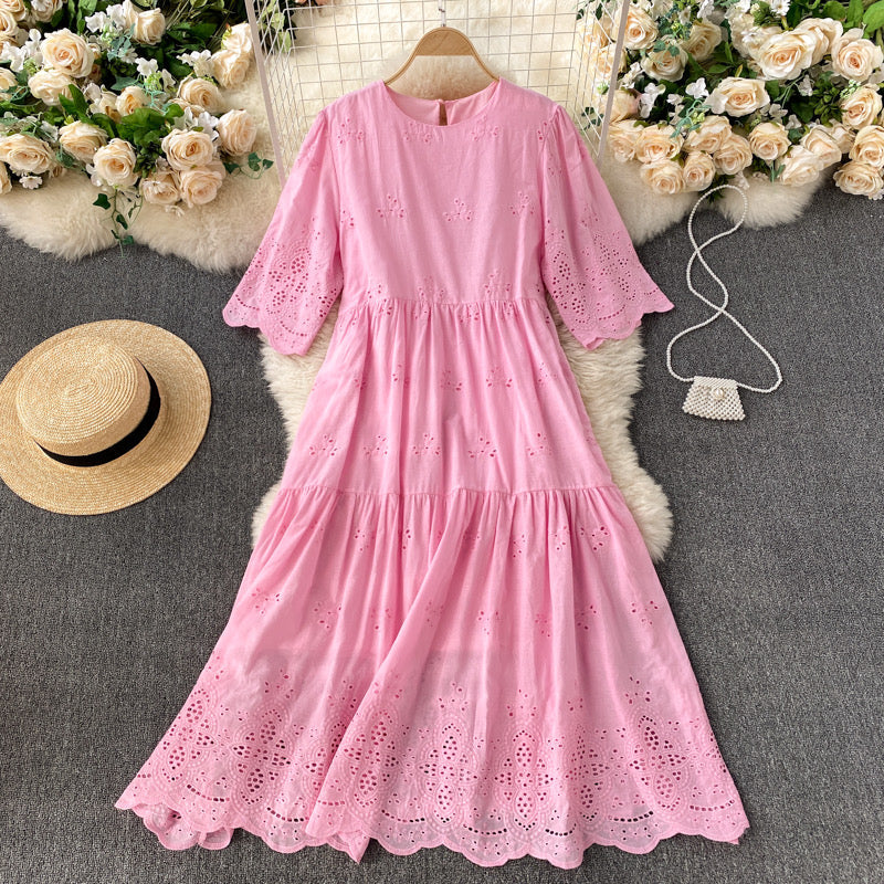 Alamode By Akanksha Manny Eyelet Dress