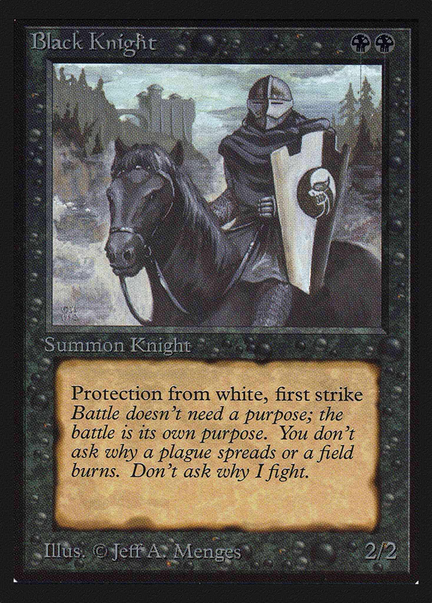 Black knight 95 – Magic Black Knight [95] [Collectors Edition] [Non-Foil]