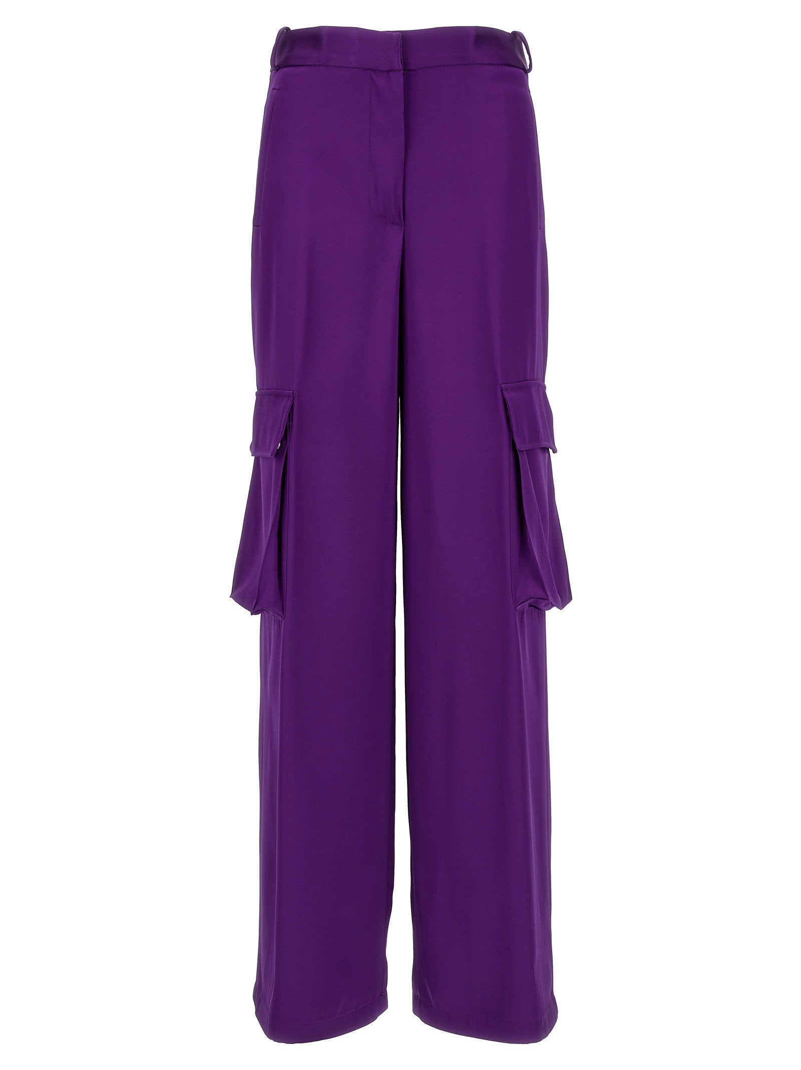 Versace Satin Cargo Pants – 100% viscose
