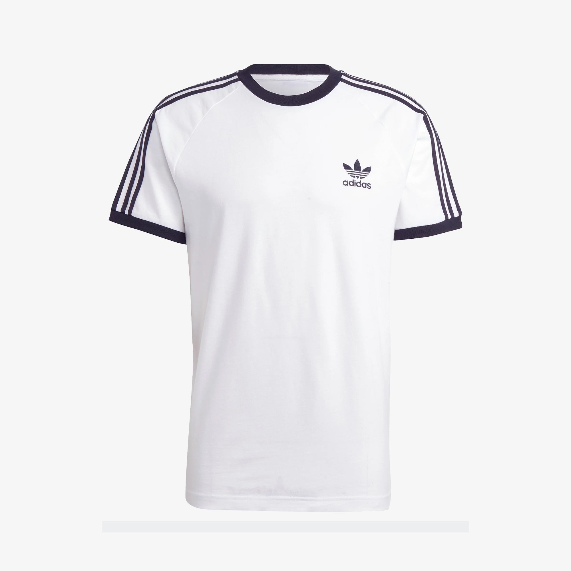 Adidas Originals | Adicolor Classics 3-stripes Tee { White/black - view 3