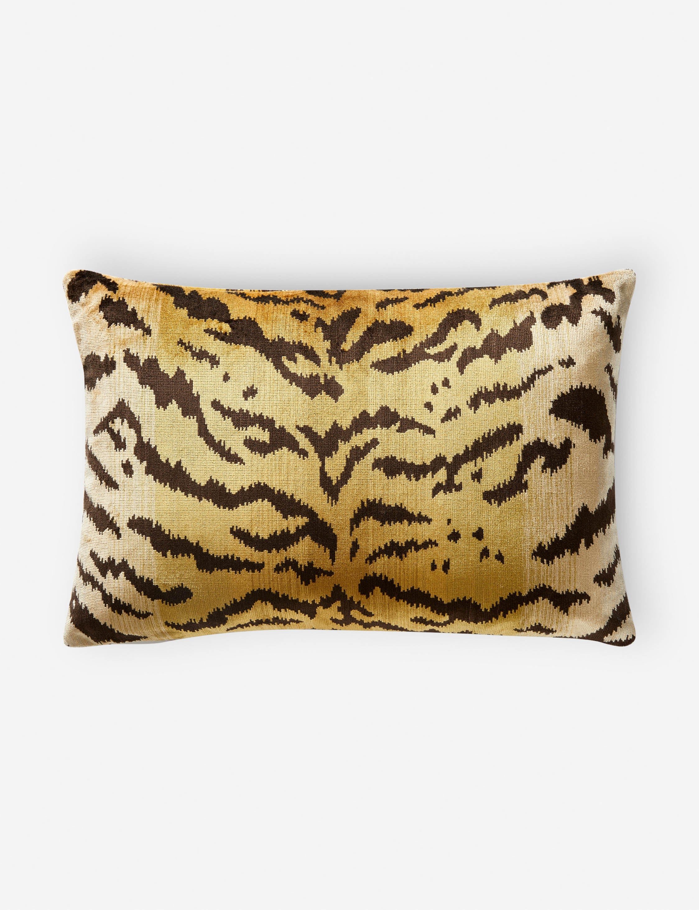 Lulu and Georgia Tigre Silk Pillow by Scalamandré - view 2