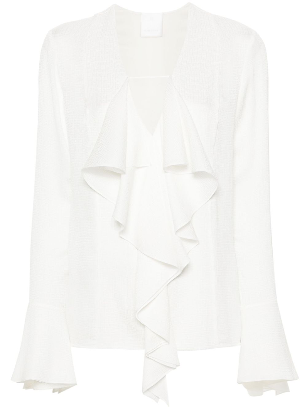 Givenchy Silk ruffled blouse – Silk 100%
