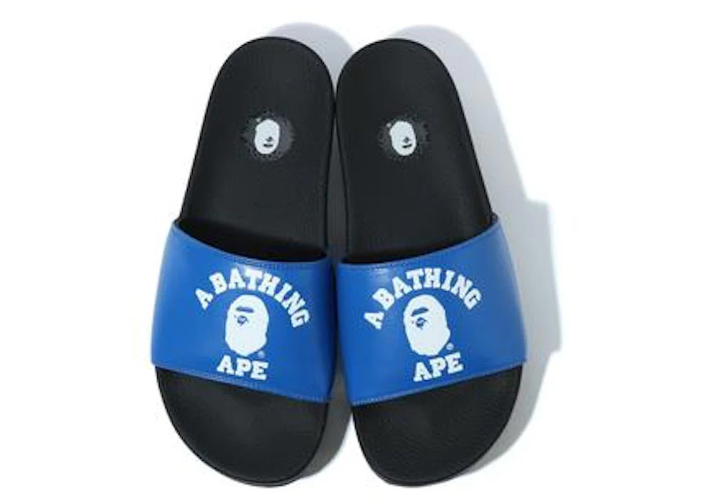 Yeezy A Bathing Ape College Slide Sandals Blue