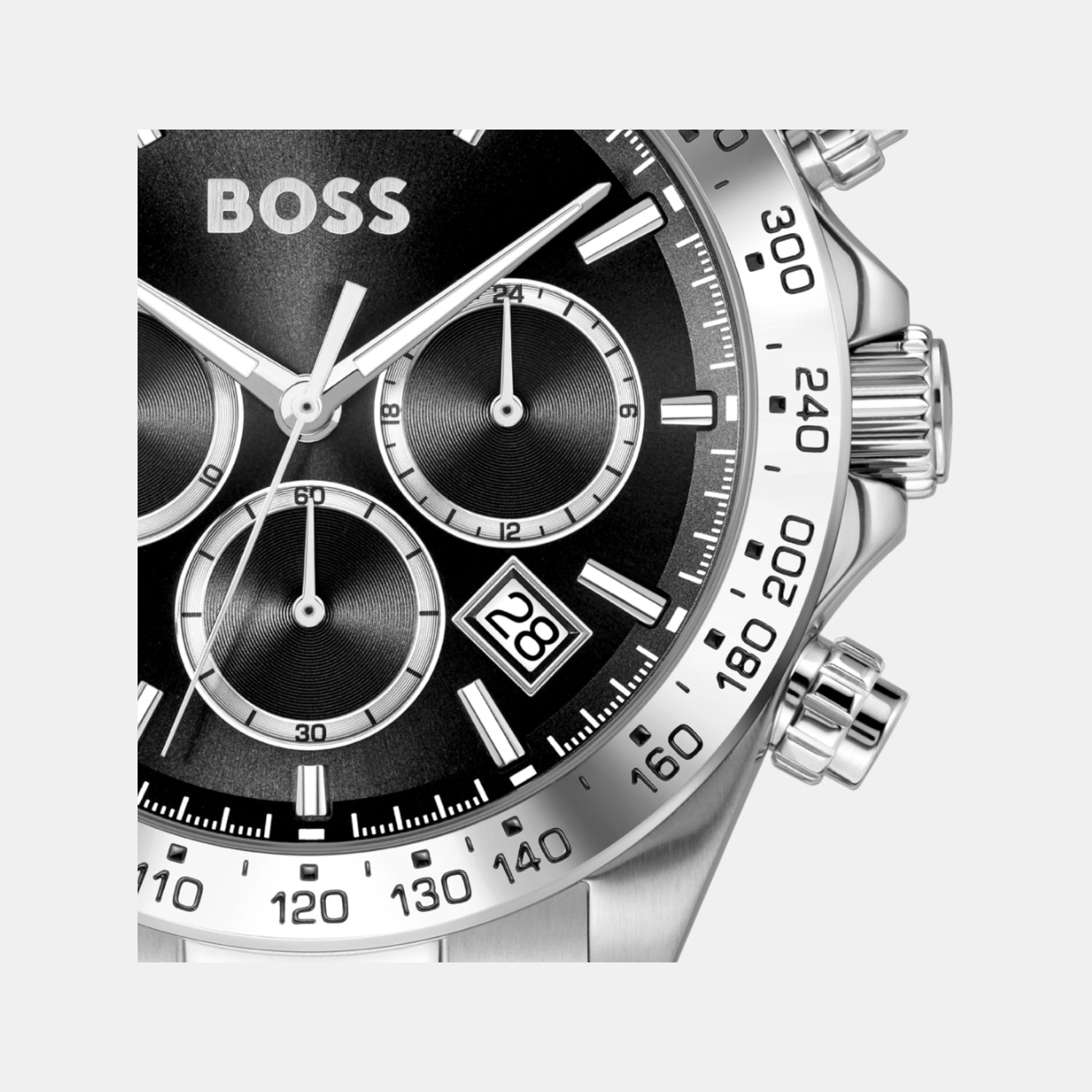 Boss Hero 2.0 Men Quartz Black Dial Chronograph Stainless Steel Watch 1514267 - view 4