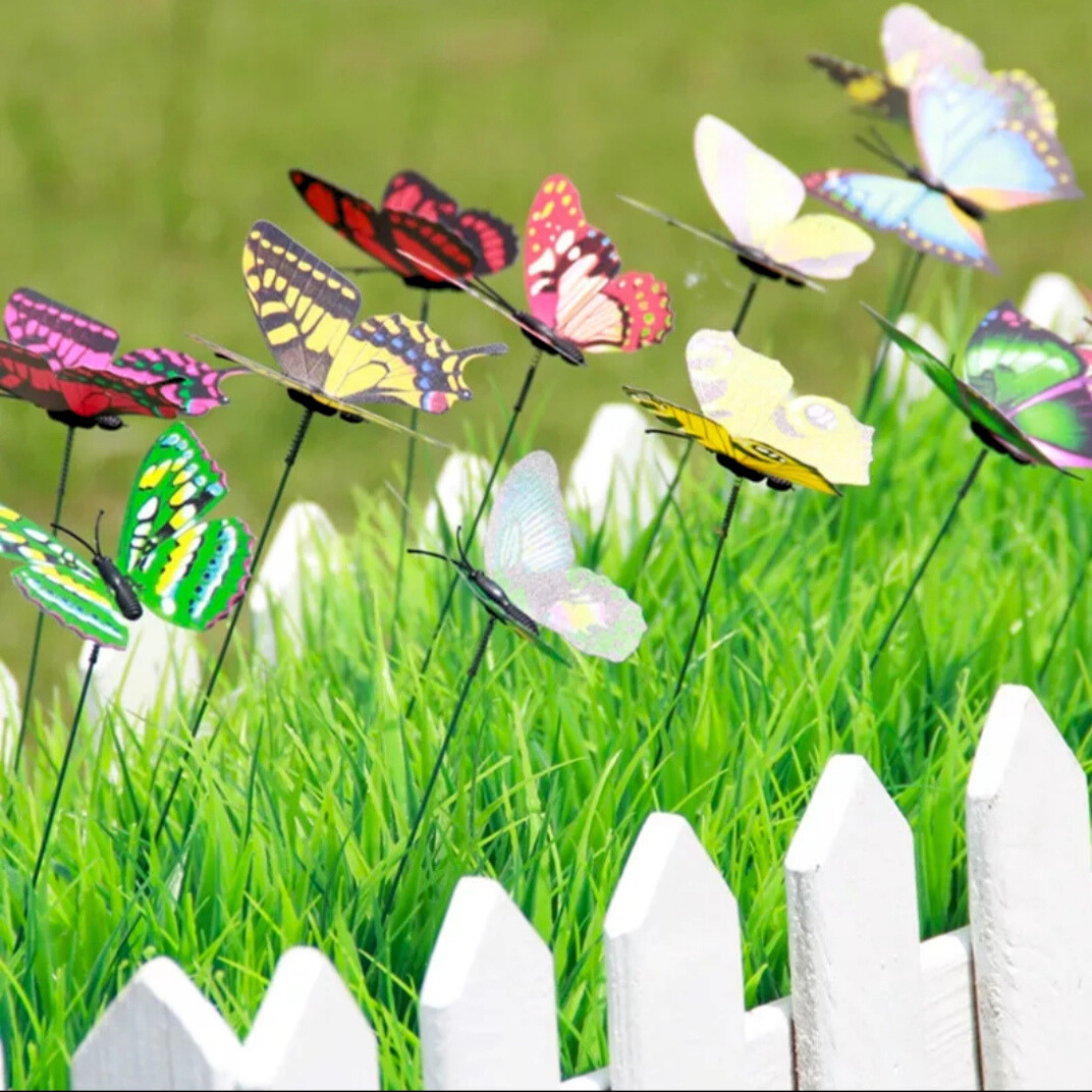 Seed2Plant Butterfly Garden Decorative Stakes