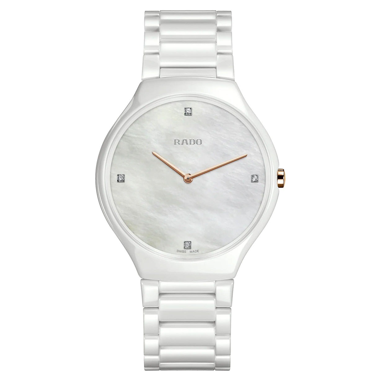 Rado True White Mother-Of-Pearl Dial Women 39mm - view 3