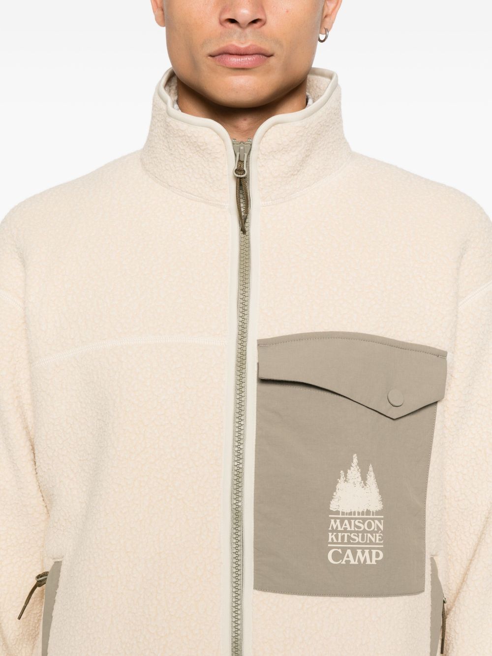 Maison Kitsuné casual fleece jacket – Polyester 100% - view 5