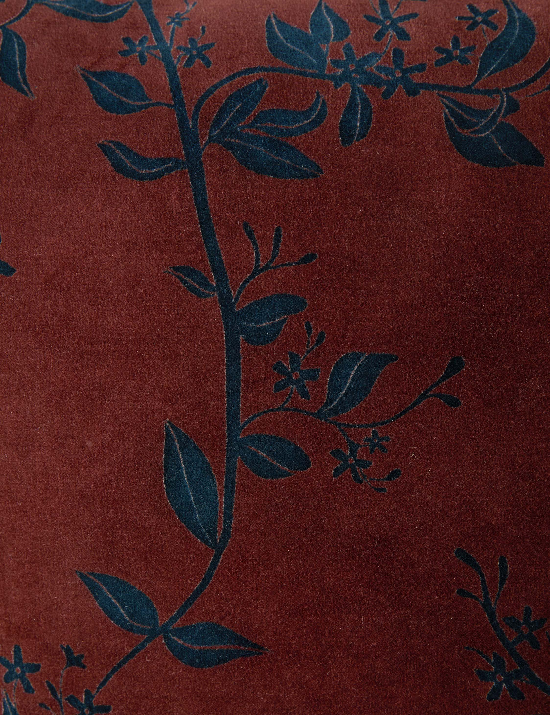 Lulu and Georgia Carmine Velvet Pillow – Sangria - view 14