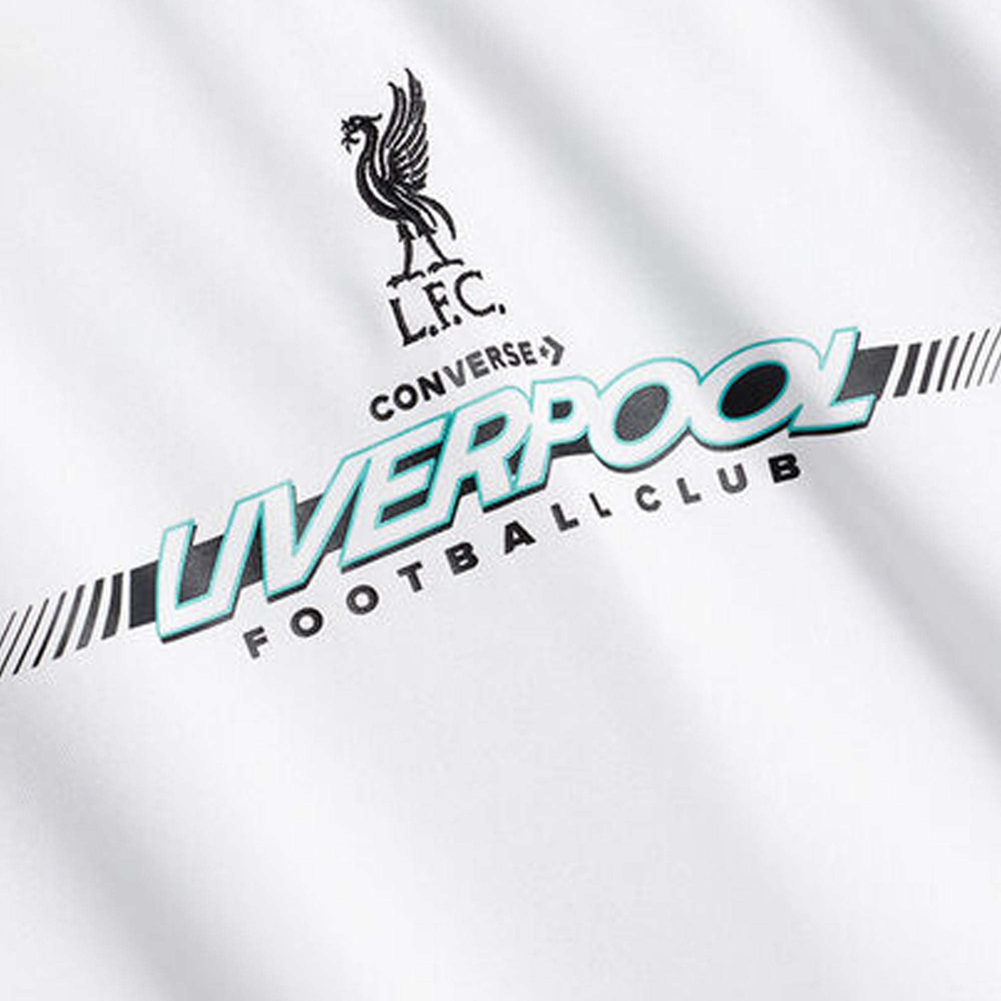 Converse | x LIVERPOOL FC LONG-SLEEVE T-SHIRT { GREEN/WHITE - view 2
