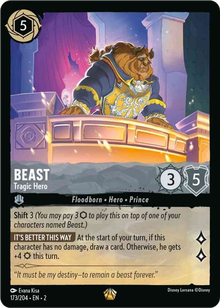 Lorcana Beast - Tragic Hero - 173/204 [Rise Of The Floodborn] [Non-Foil]