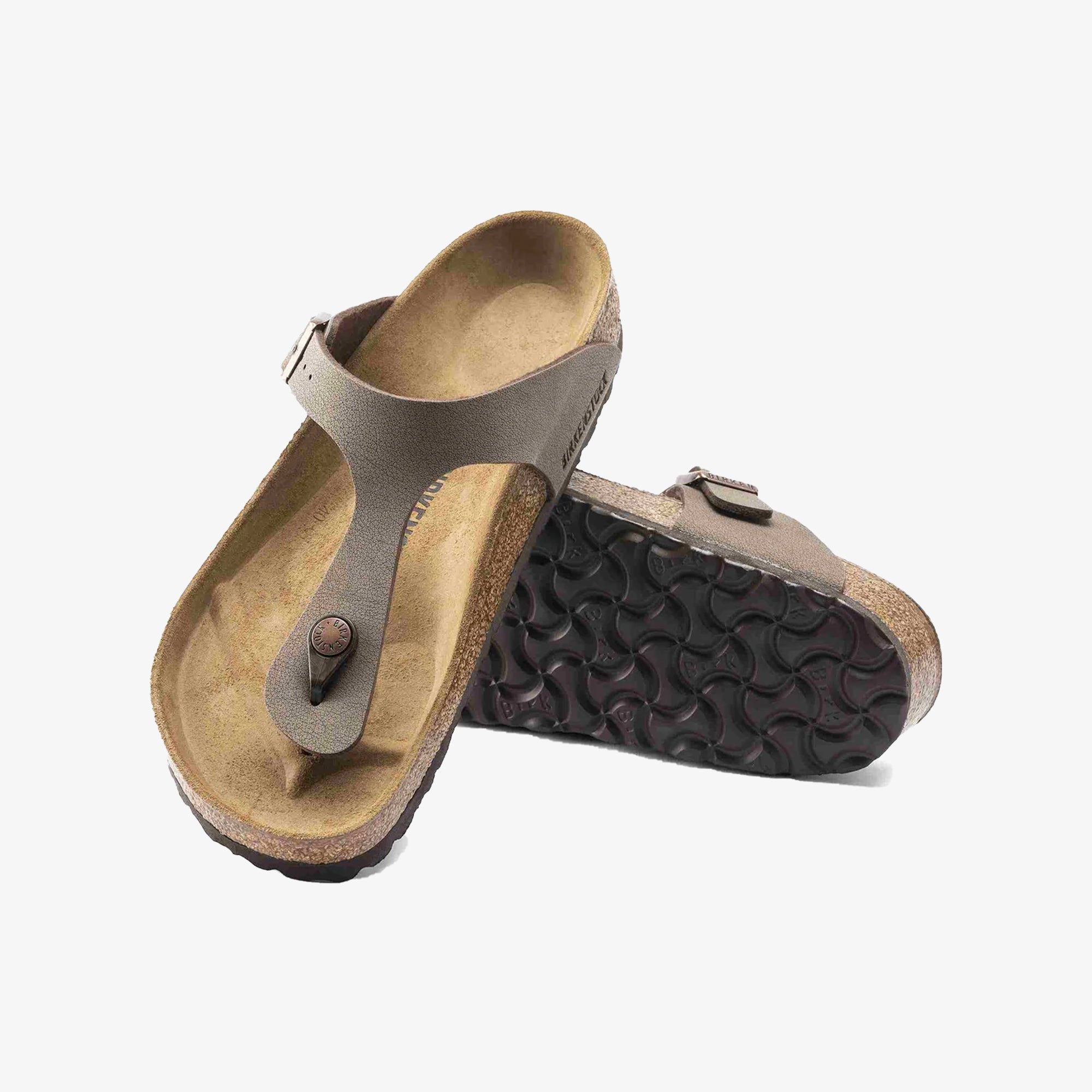 Birkenstock | GIZEH BIRKO FLOR NUBUCK { BROWN/MOCHA