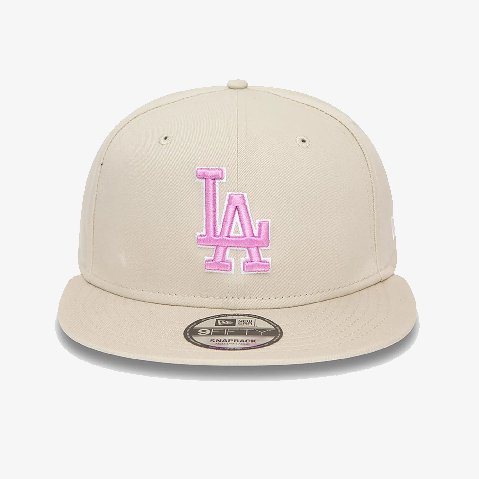 New Era | LA DODGERS MLB OUTLINE STONE 9FIFTY ADJUSTABLE CAP { CREAM