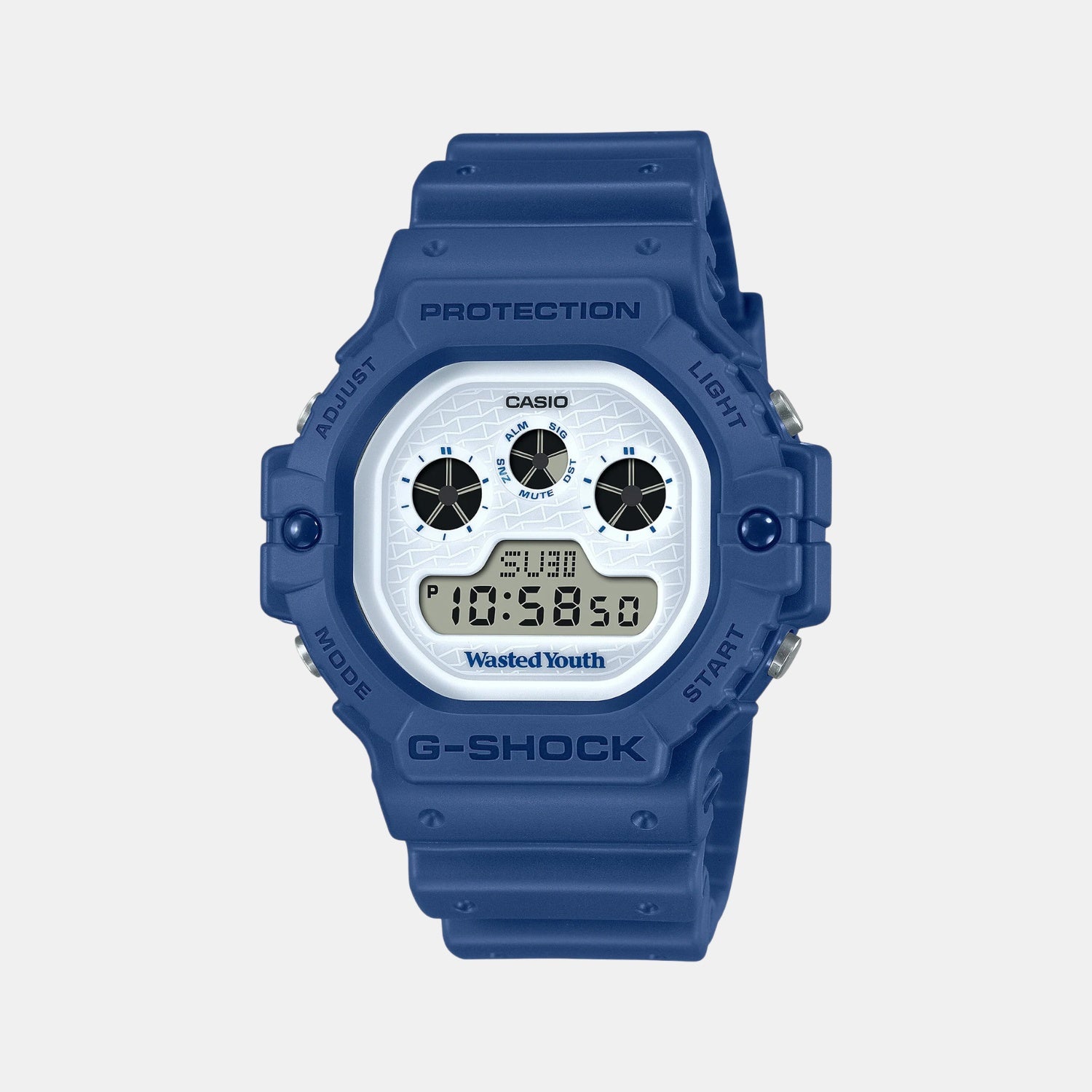 Casio G-Shock Men Quartz White Dial Digital Resin Watch G1327