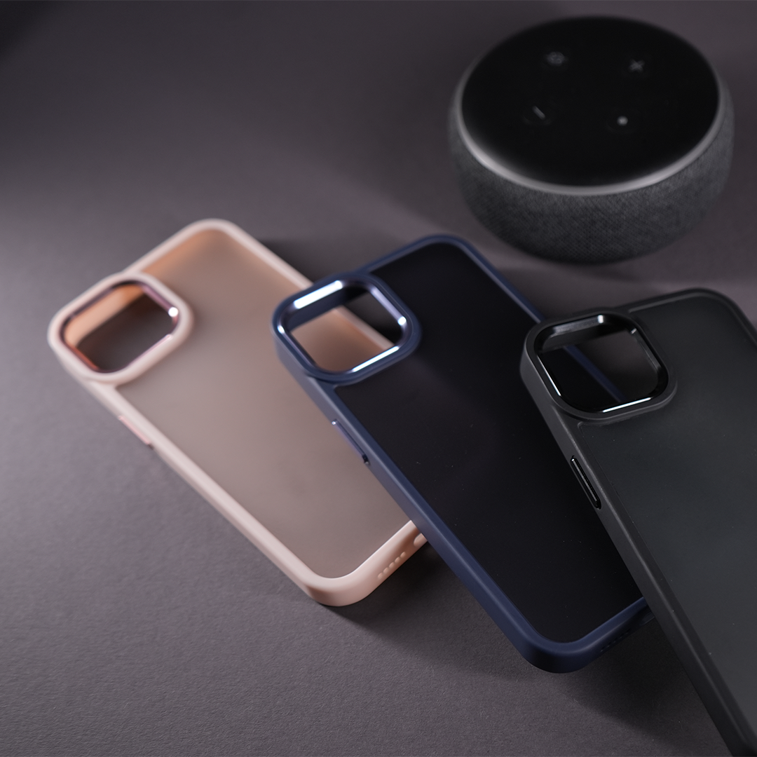 technoidtech iPhone 15 Pro Hard Bumper Frosted Phone Case - view 4