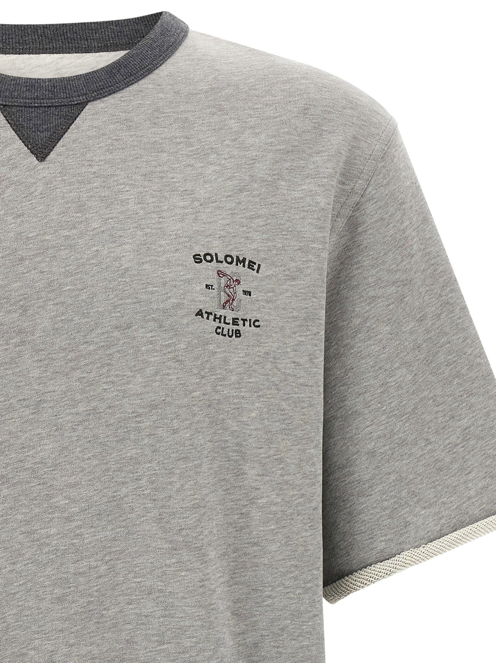 Brunello Cucinelli Solomei Athletic Club Embroidered Sweatshirt - view 3