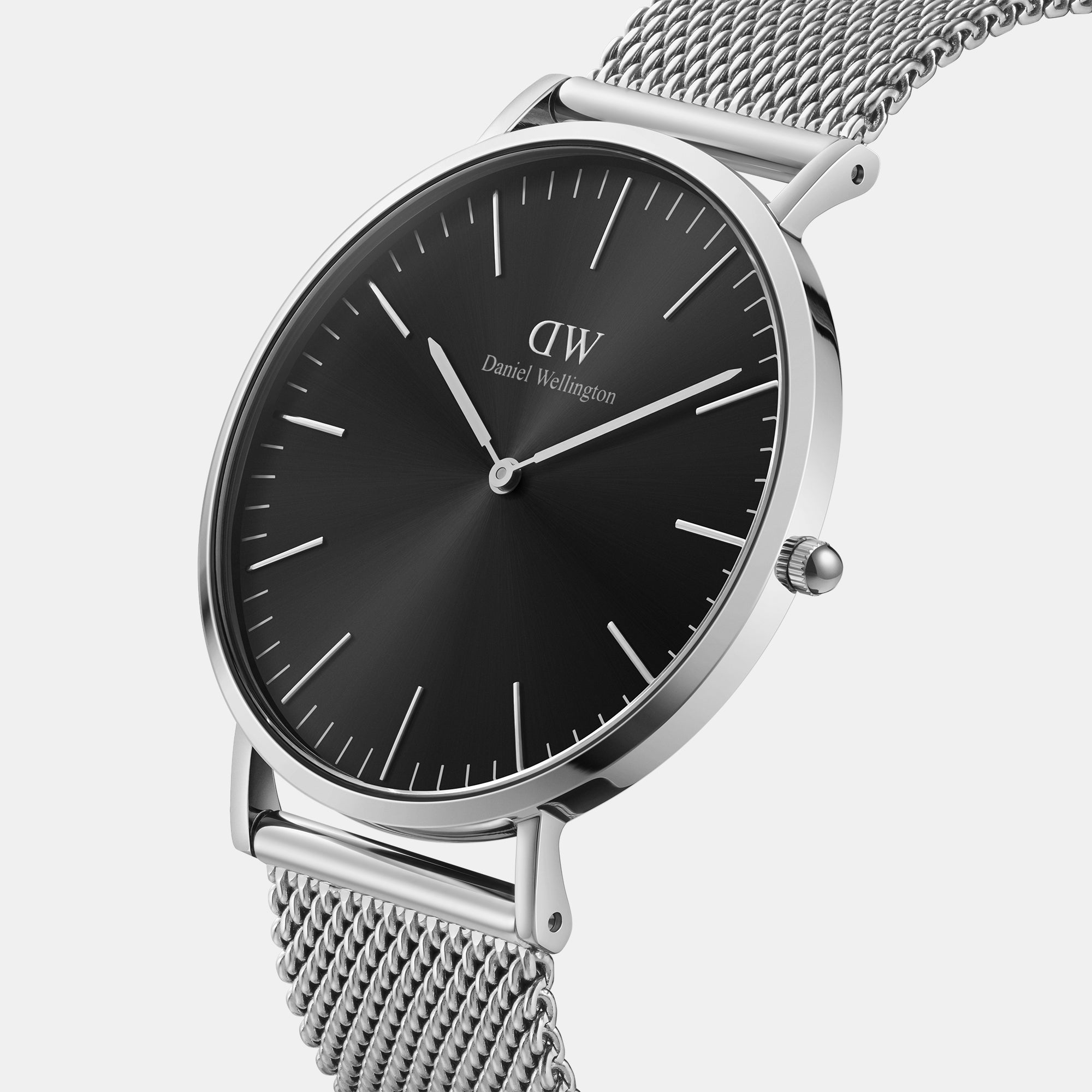 Daniel Wellington Classic Men Quartz Black Dial Analog Stainless Steel Watch DW00100629K - view 2