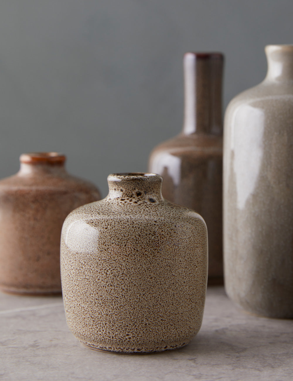 Lulu and Georgia Molloy Vases (Set of 8) – Brown - view 6