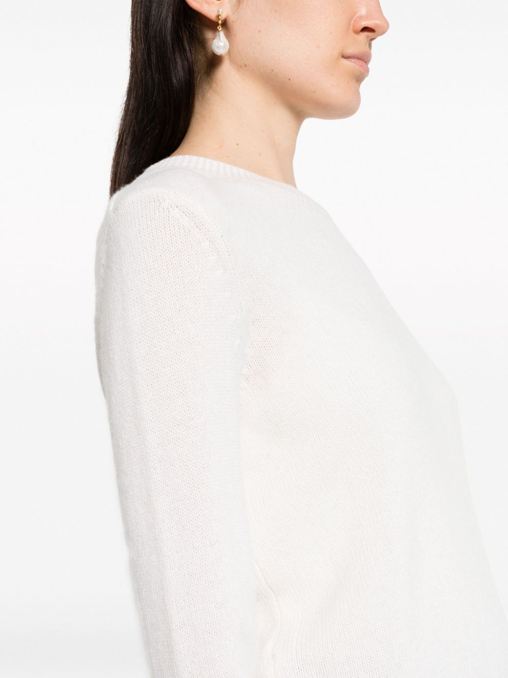 LISA YANG Sweaters ECRU – Cashmere 100 % - view 2
