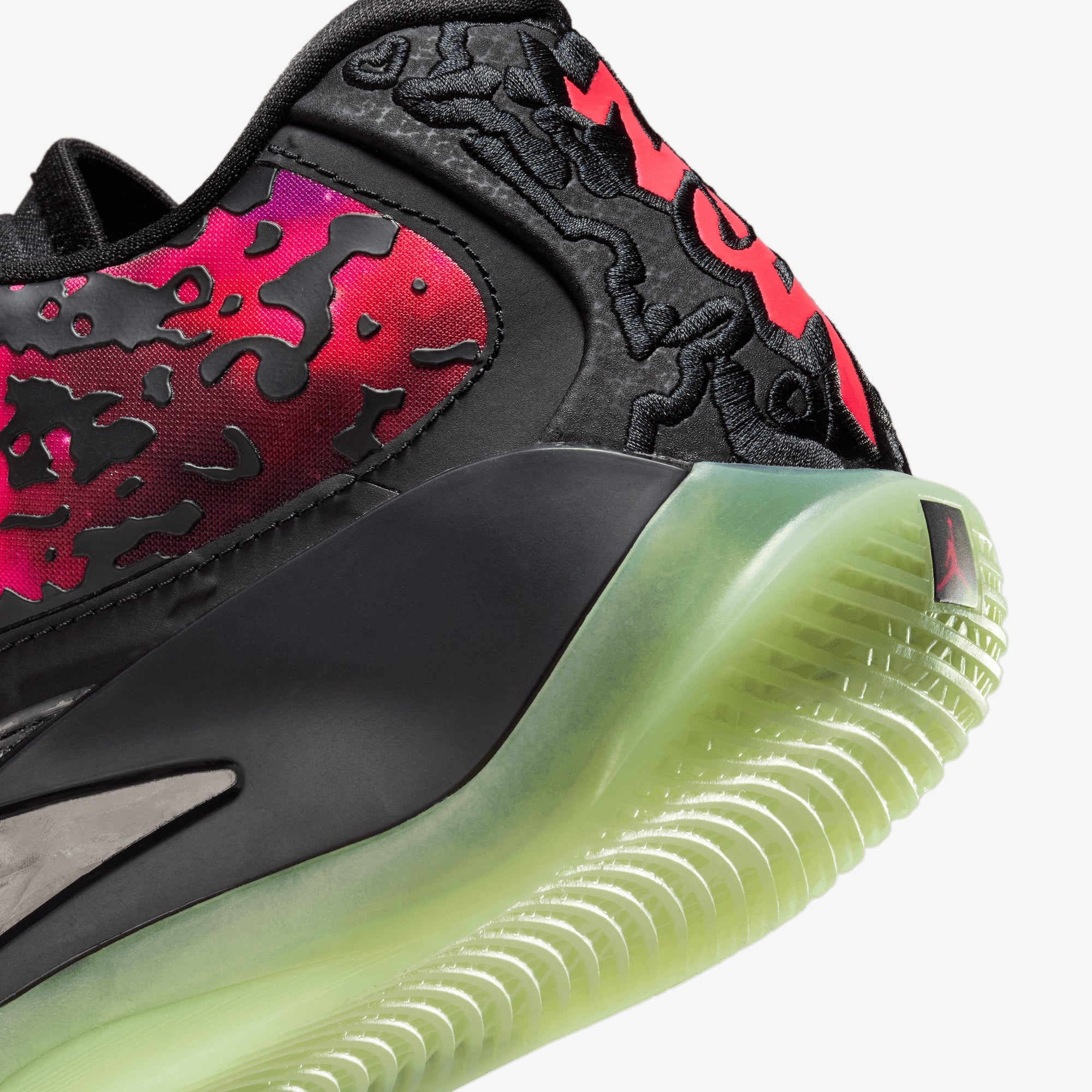 Jordan | Zion 3 Pf { Black/solar Red-vivid Purple-barely Volt - view 6