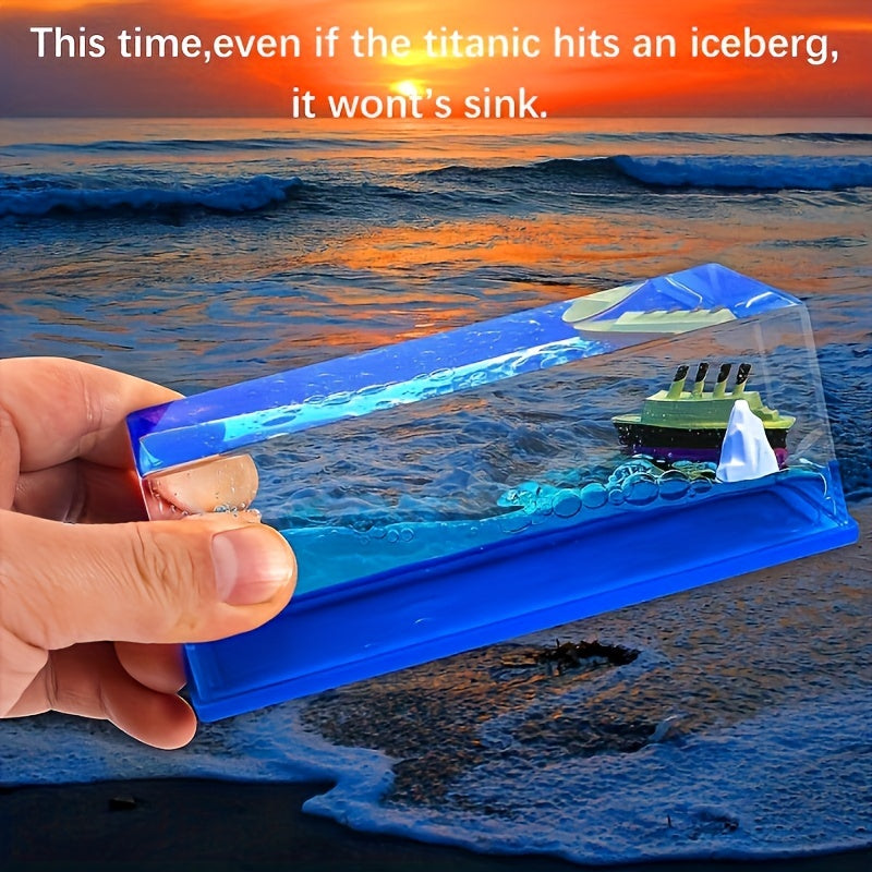 Roposo Clout Swinging Titanic Ship For Car Dashboard - view 5